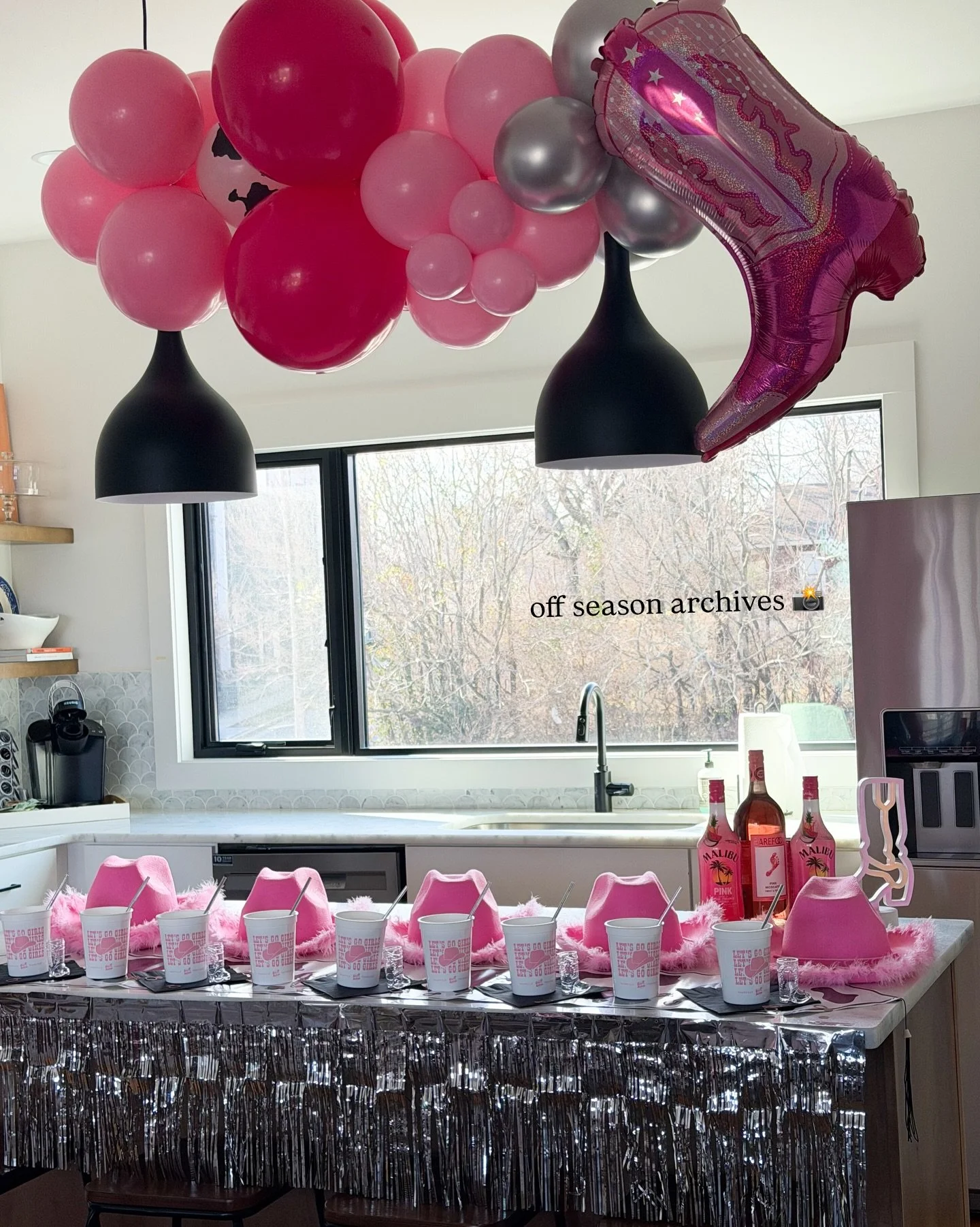 While bachelorette parties are starting their group messages and asking Santa for the perfect party outfits, we spend December and January resetting for the season 📸 oh and launching a product line ;)