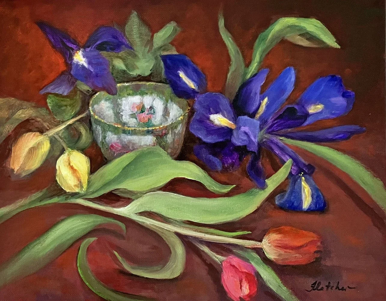Iris and Tulips - Jane F.jpg