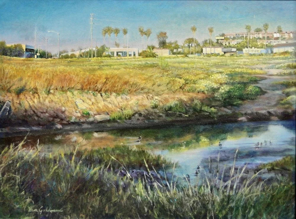 Ken Goldman_Famosa Slough Dusk_Acrylic_1900 - Ken Goldman.JPG