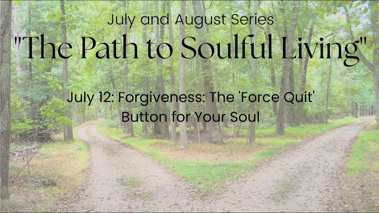 Week 1: Forgiveness: The 'Force Quit' Button for Your Soul