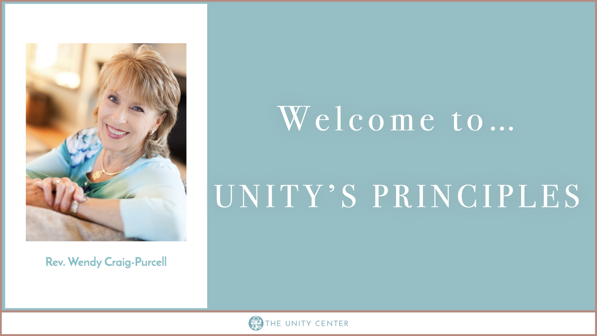 Unity Five Principles The Unity Center-Spiritual Not Religious