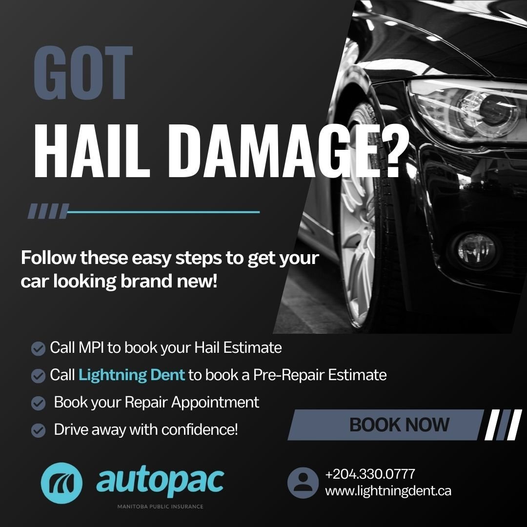 Don't feel like waiting ⏳until next year to get your hail damage fixed? 
With great customer service, flexible booking options, courtesy cars and more Lightning Dent Repair strives to make your hail damage repair process a painless one!

www.lightnin