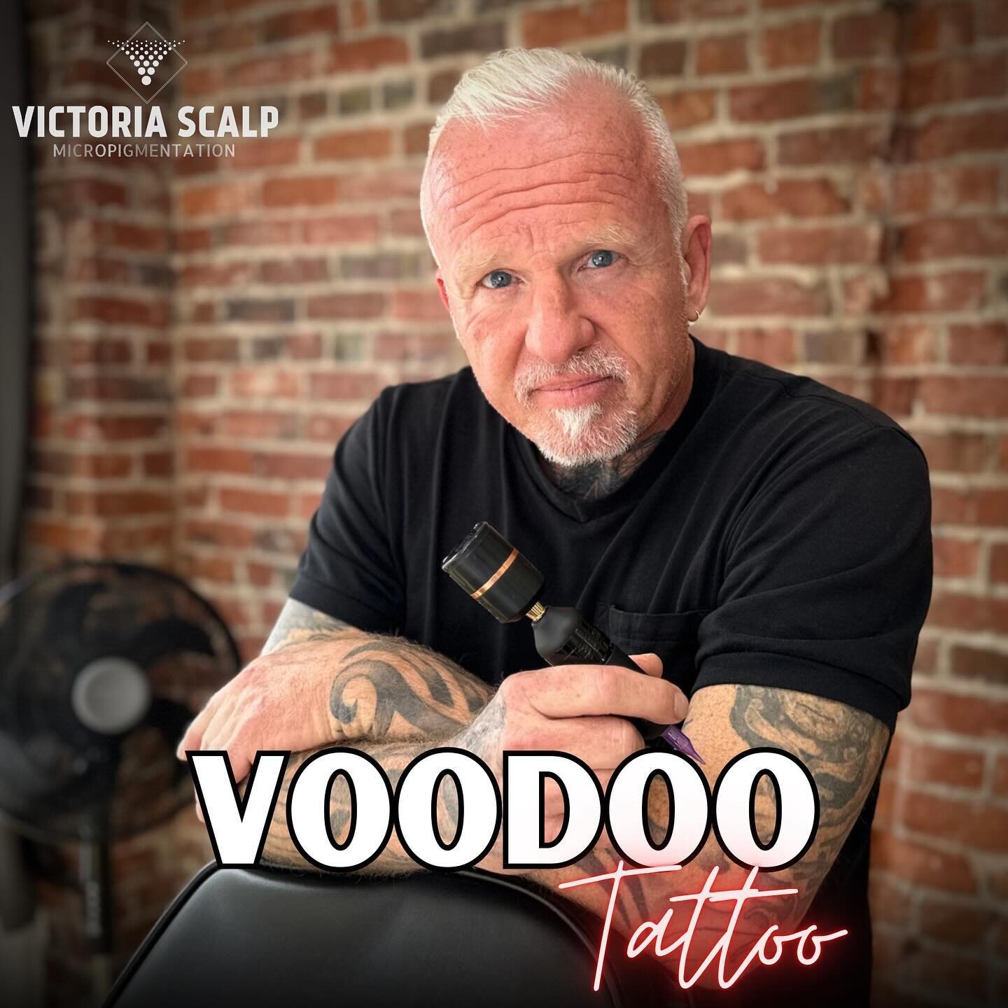 &bull;VOODOO TATTOO&bull; 
👉🏼👉🏼👉🏼 SWIPE to see Art 
Now accepting new clients @ Victoria Scalp 🙌🏼

It is with great pleasure I welcome my old friend and tattoo hero Voodoo to the studio. He is a very well known and respected tattoo artist who