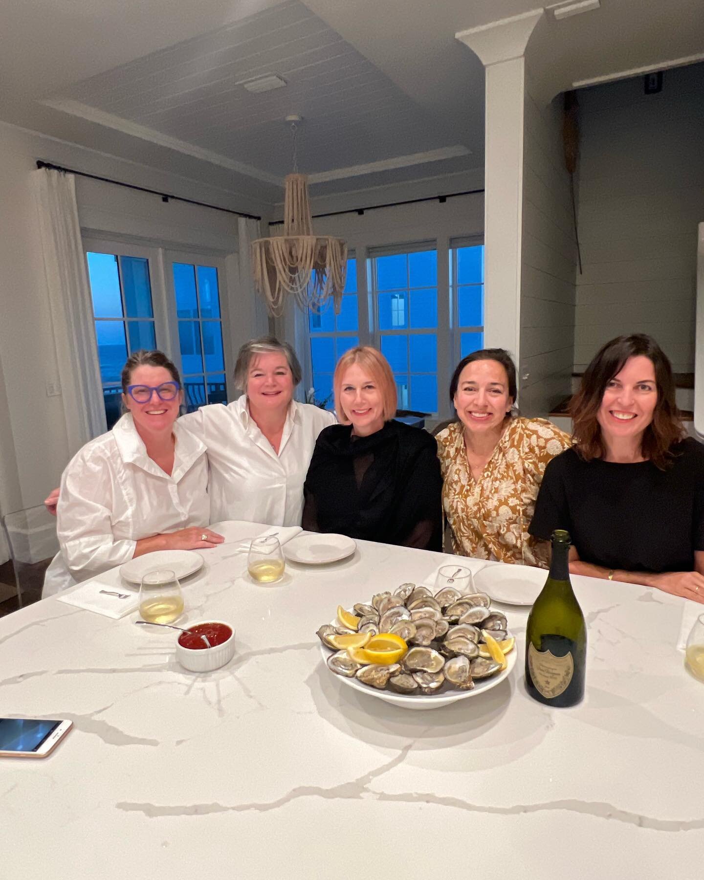 Happy birthday to you! Can you think of a better way to celebrate than a beach front home with chef Nathan in the kitchen? 2 types of oysters &amp; @domperignonofficial of course. White burgundy premier cru paired perfectly with local yellowfin &amp;