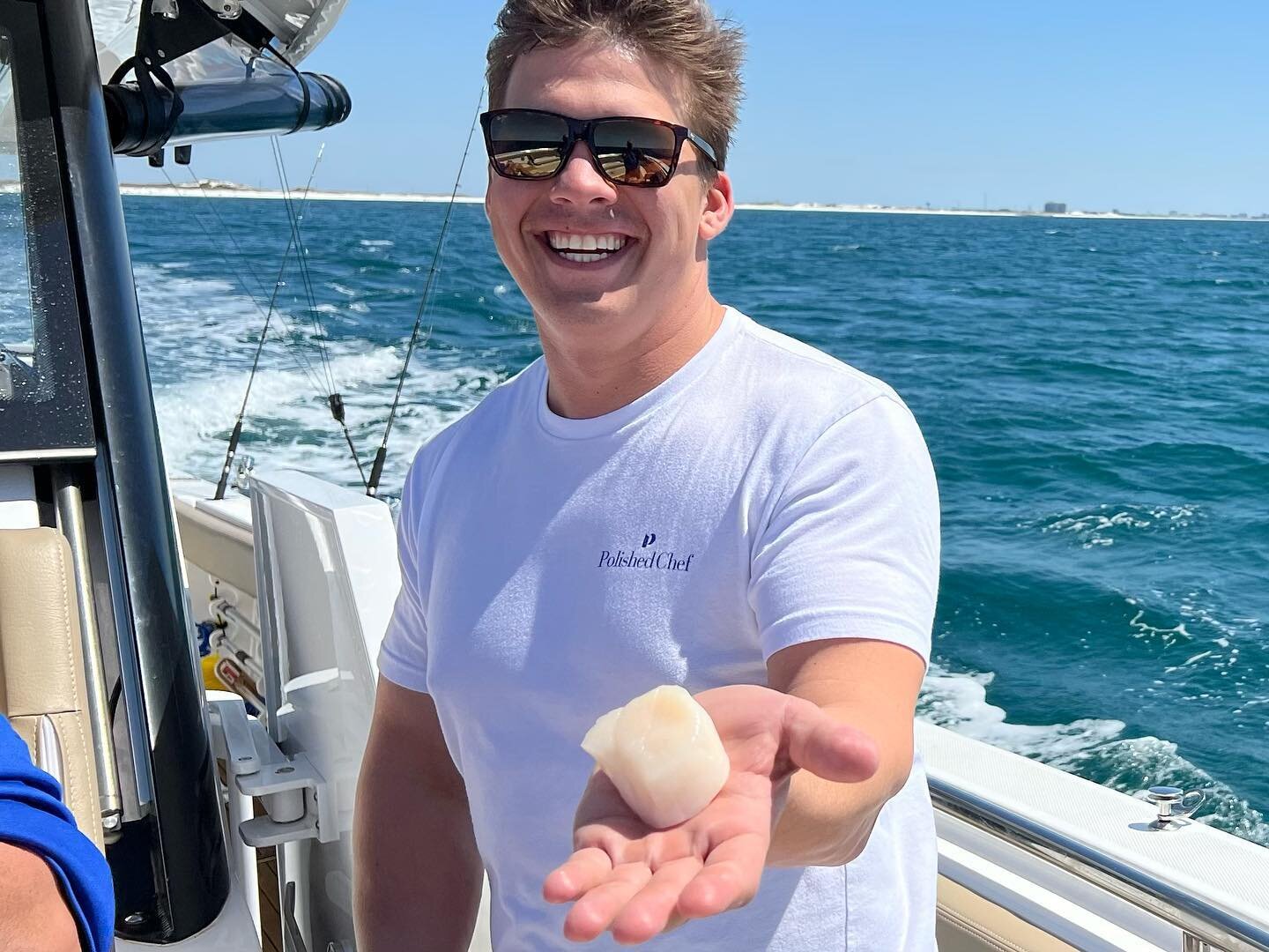 Check out these HUGE diver scallops chef Nathan is getting his hands on for dinners coming up. Always offering the best &amp; freshest selection on 30A or the beautiful waters of Destin.