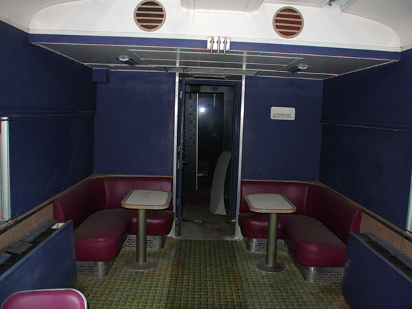 Here's the six seat lounge section.