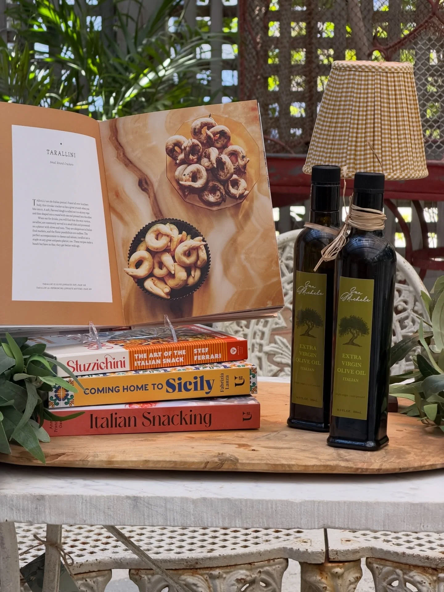 Pick up a book in store to inspire your next weekend aperitivo 🫒

From effortless gatherings to slow, simple cooking at home, our shelves are filled with the kind of recipes that make hosting feel easy. Pair it with a bottle of our Tuscan olive oil 