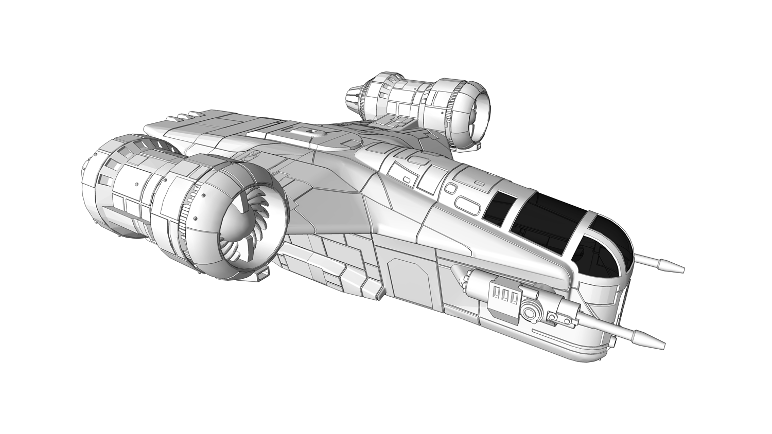 Razor Crest Mandalorian 2D.png