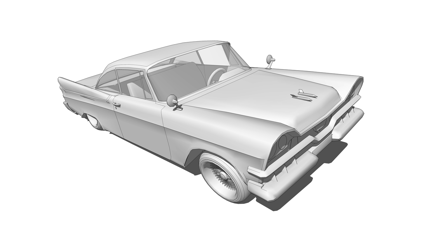 1957 Dodge Coronet Lancer Lowrider — Ozan Berke Studios