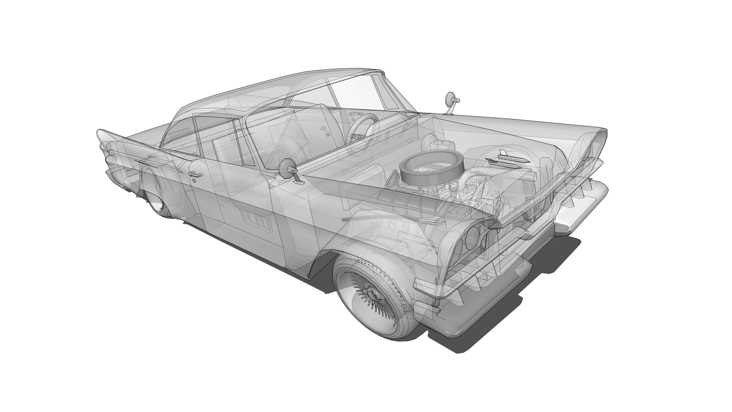 1957 Dodge Coronet Lancer Lowrider — Ozan Berke Studios