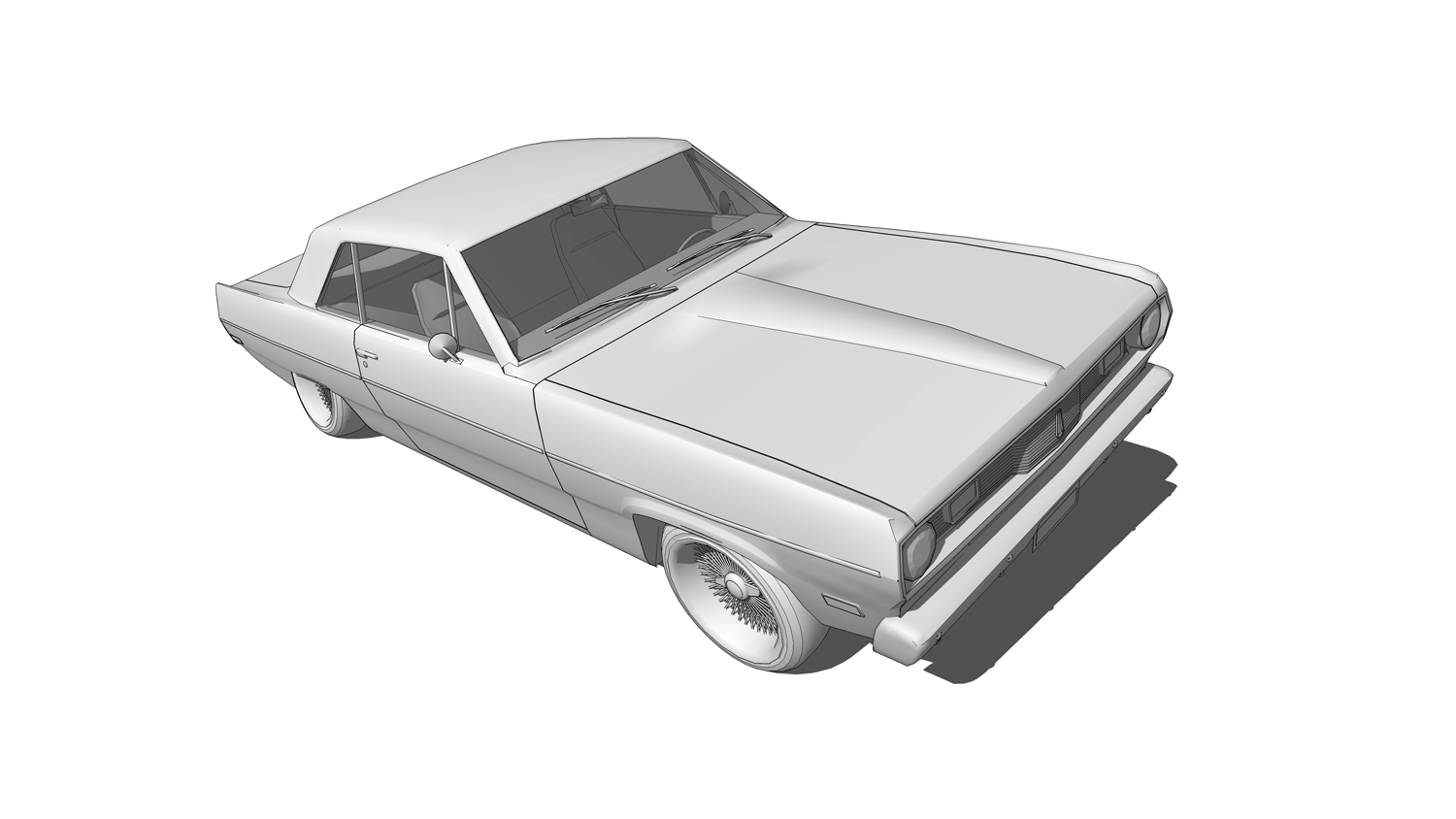1972 Plymouth Valiant Lowrider — Ozan Berke Studios