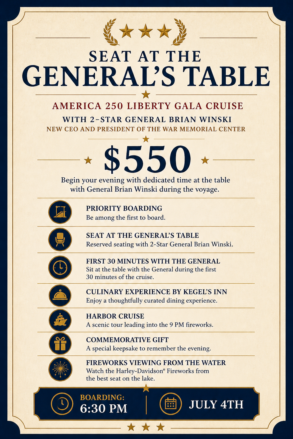 A Seat at The Generals Table