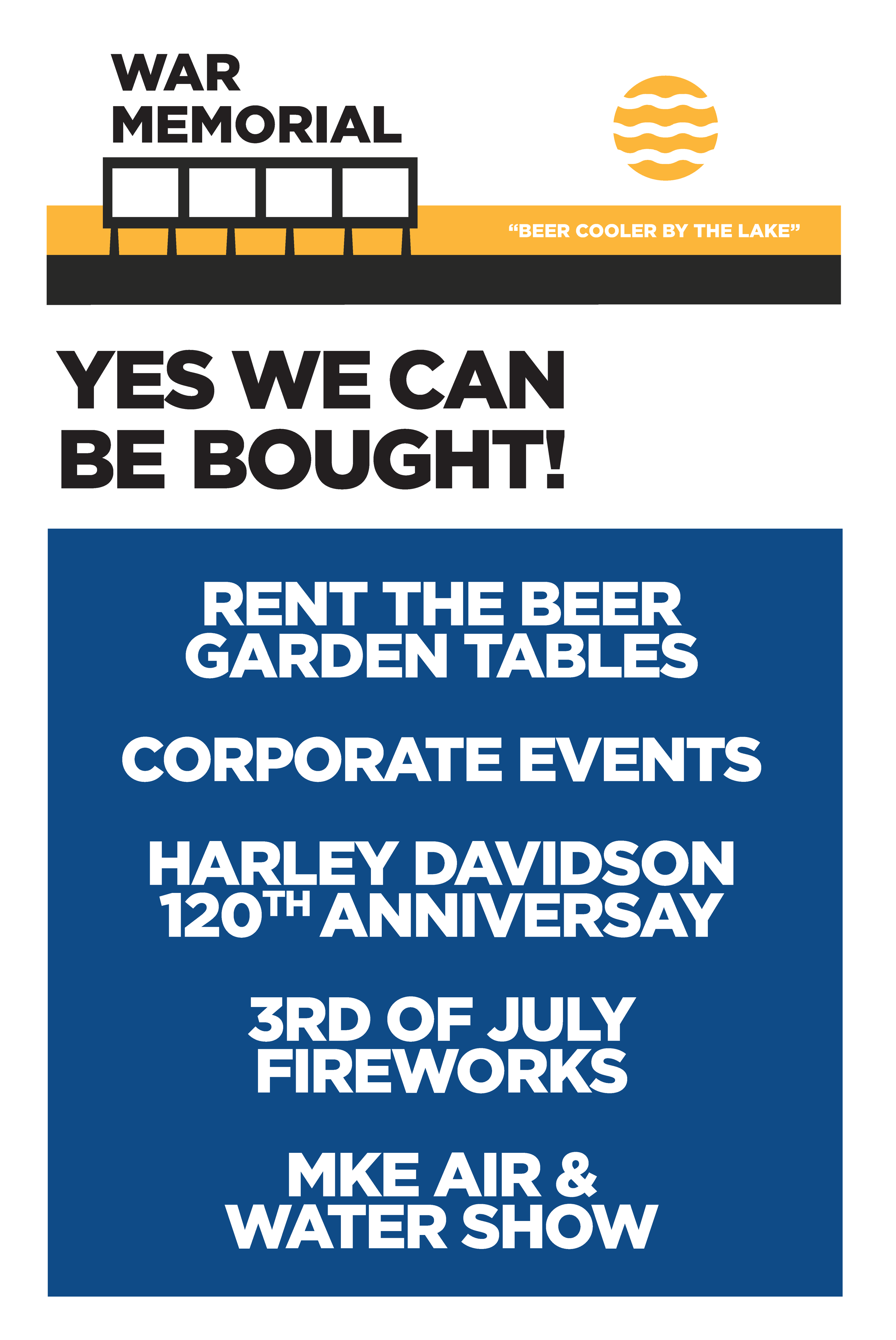 Menus — WAR MEMORIAL BEER GARDEN