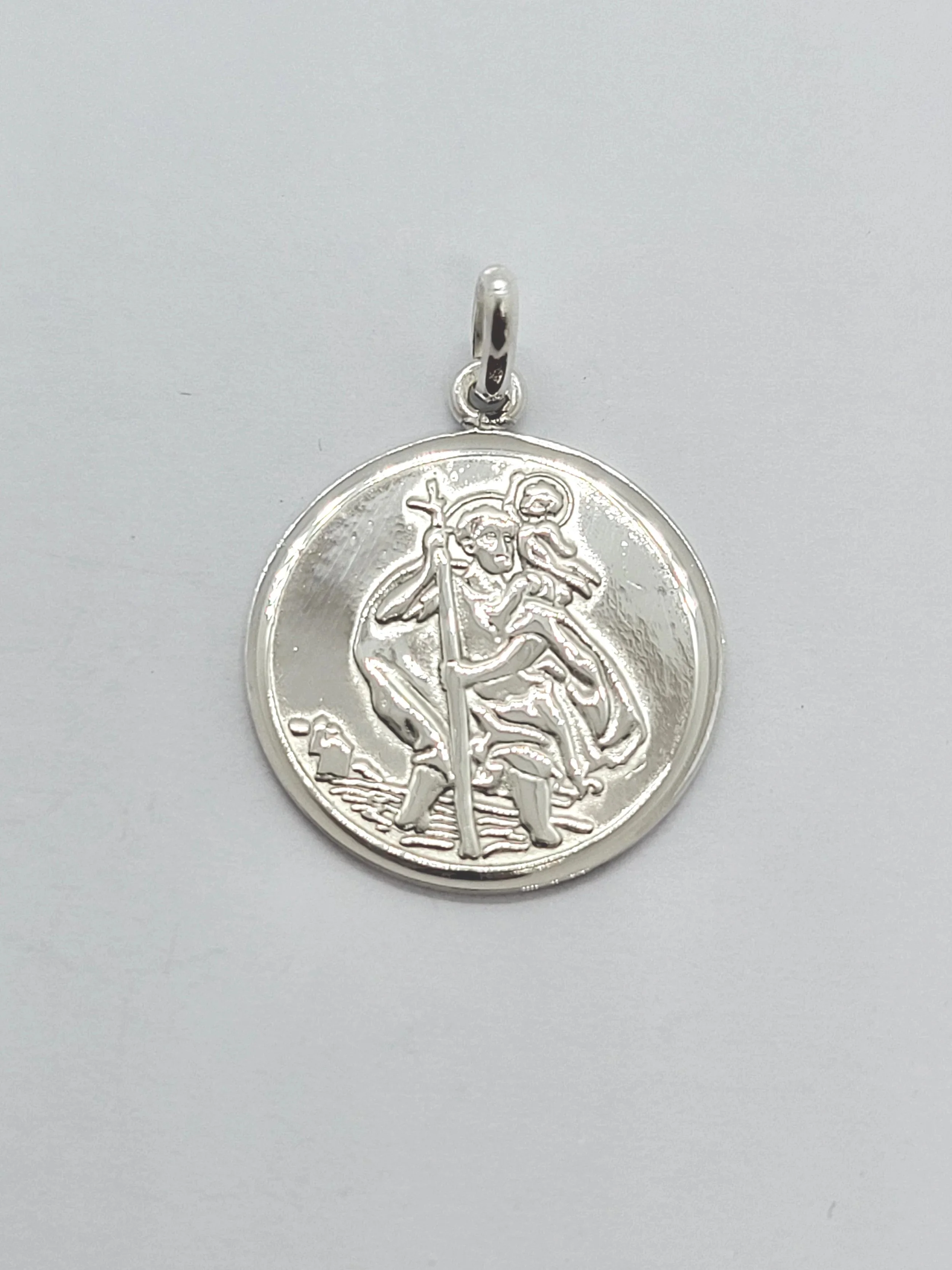 Silver St. Christopher Pendant