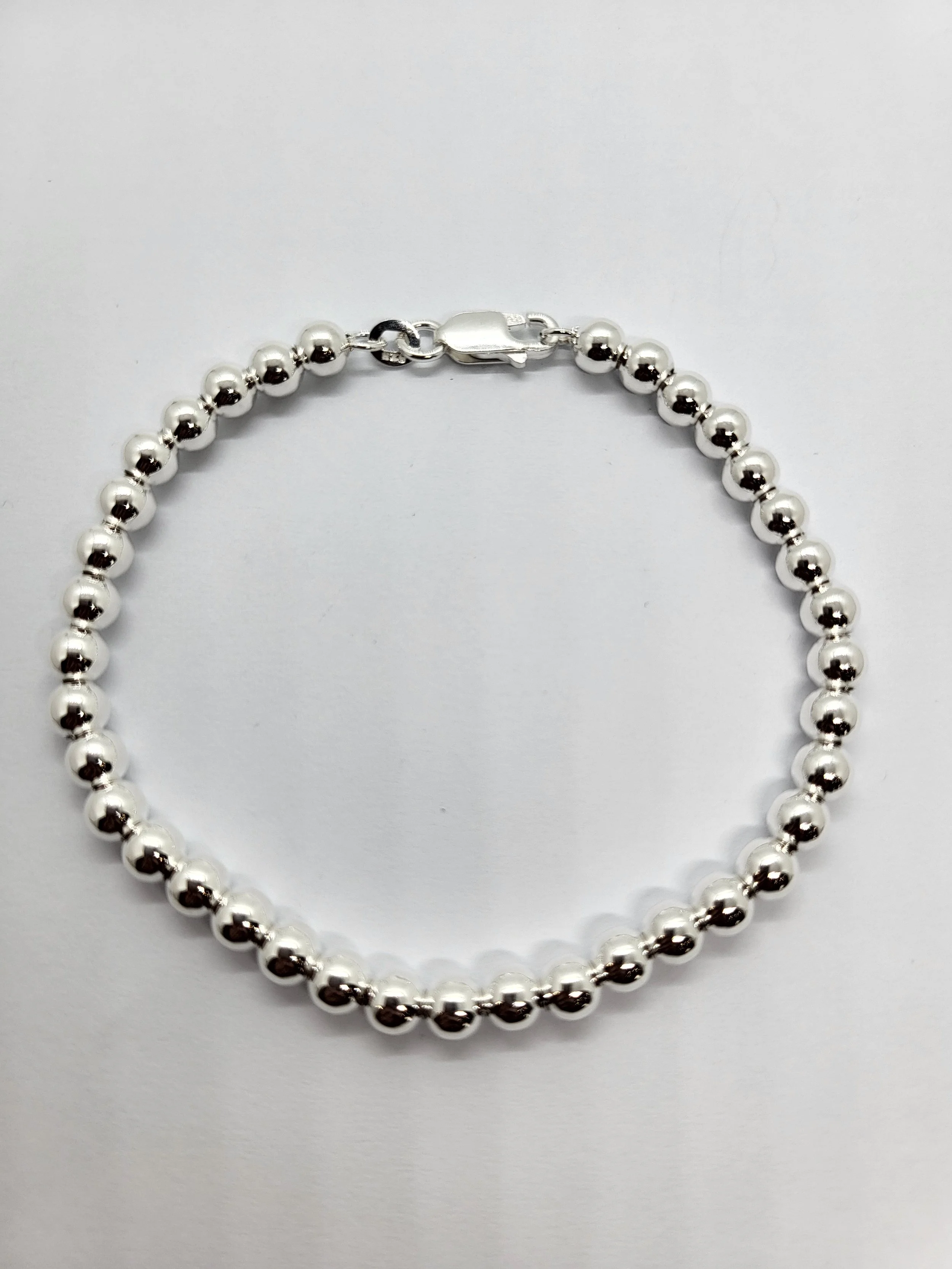 Silver Ball Barcelet