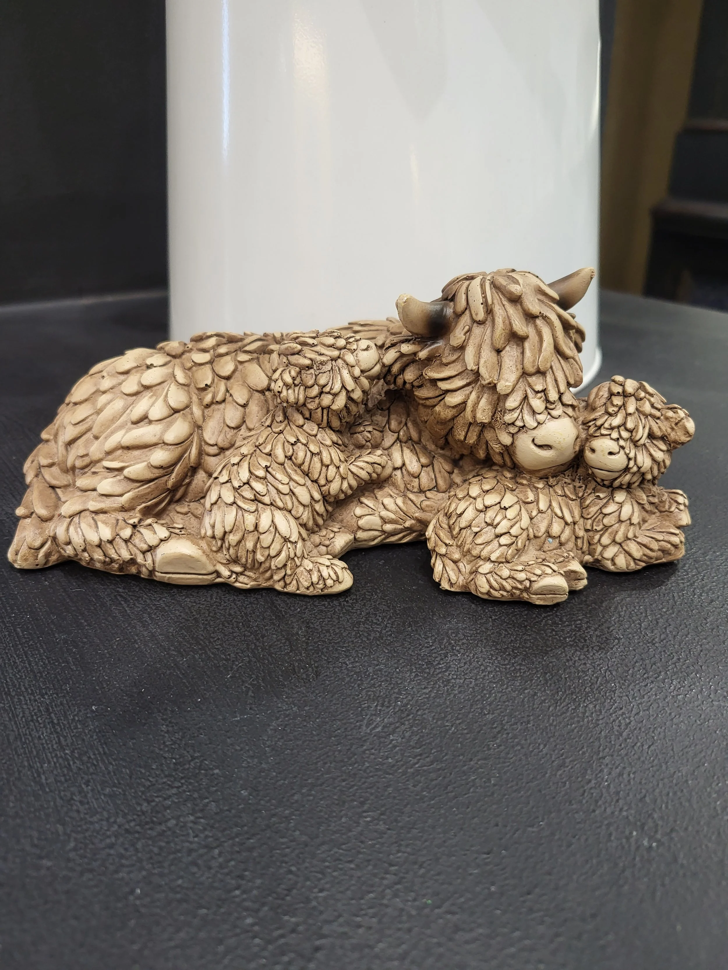 Highland Cow With Babies