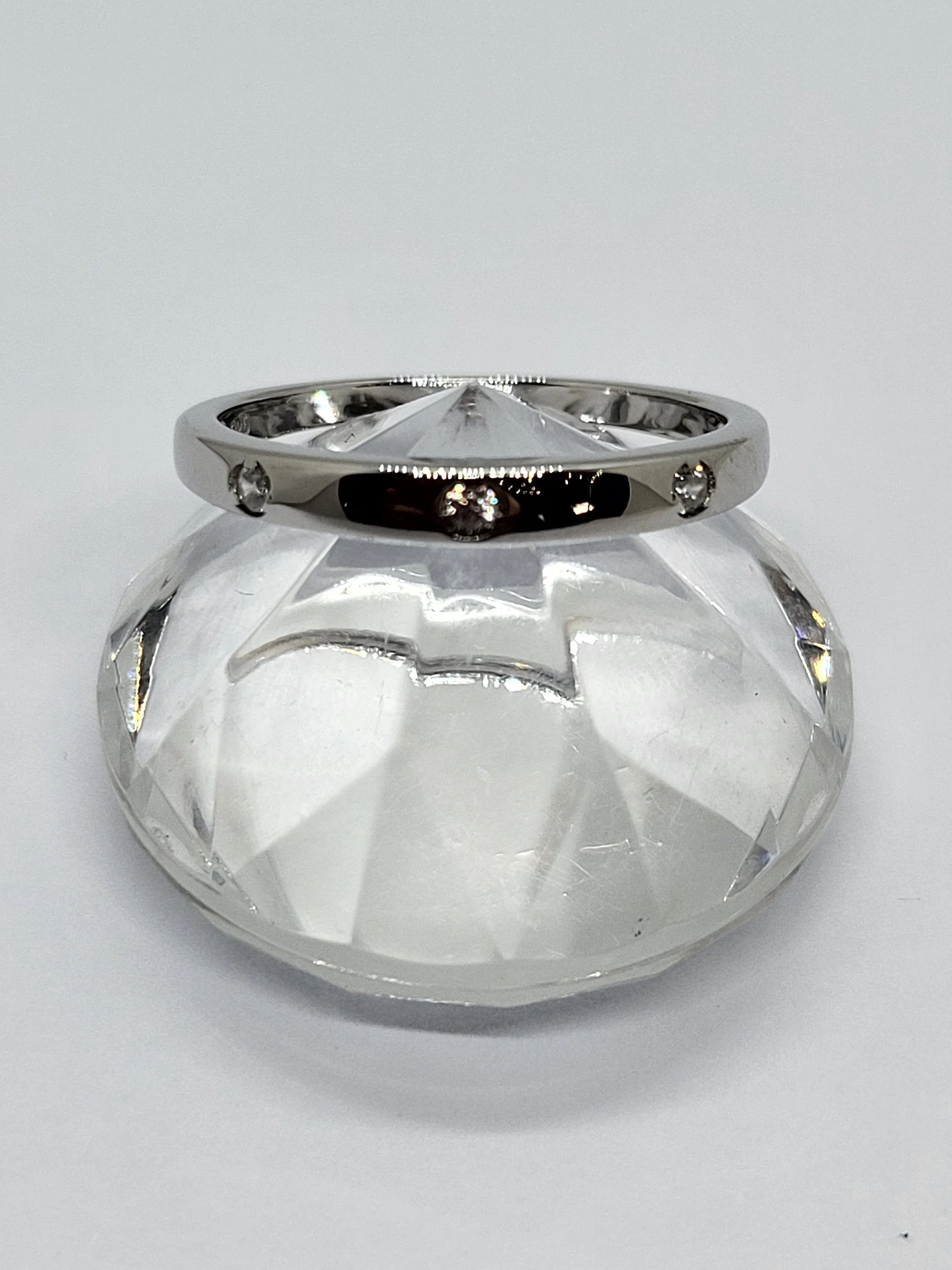 Silver CZ Ring