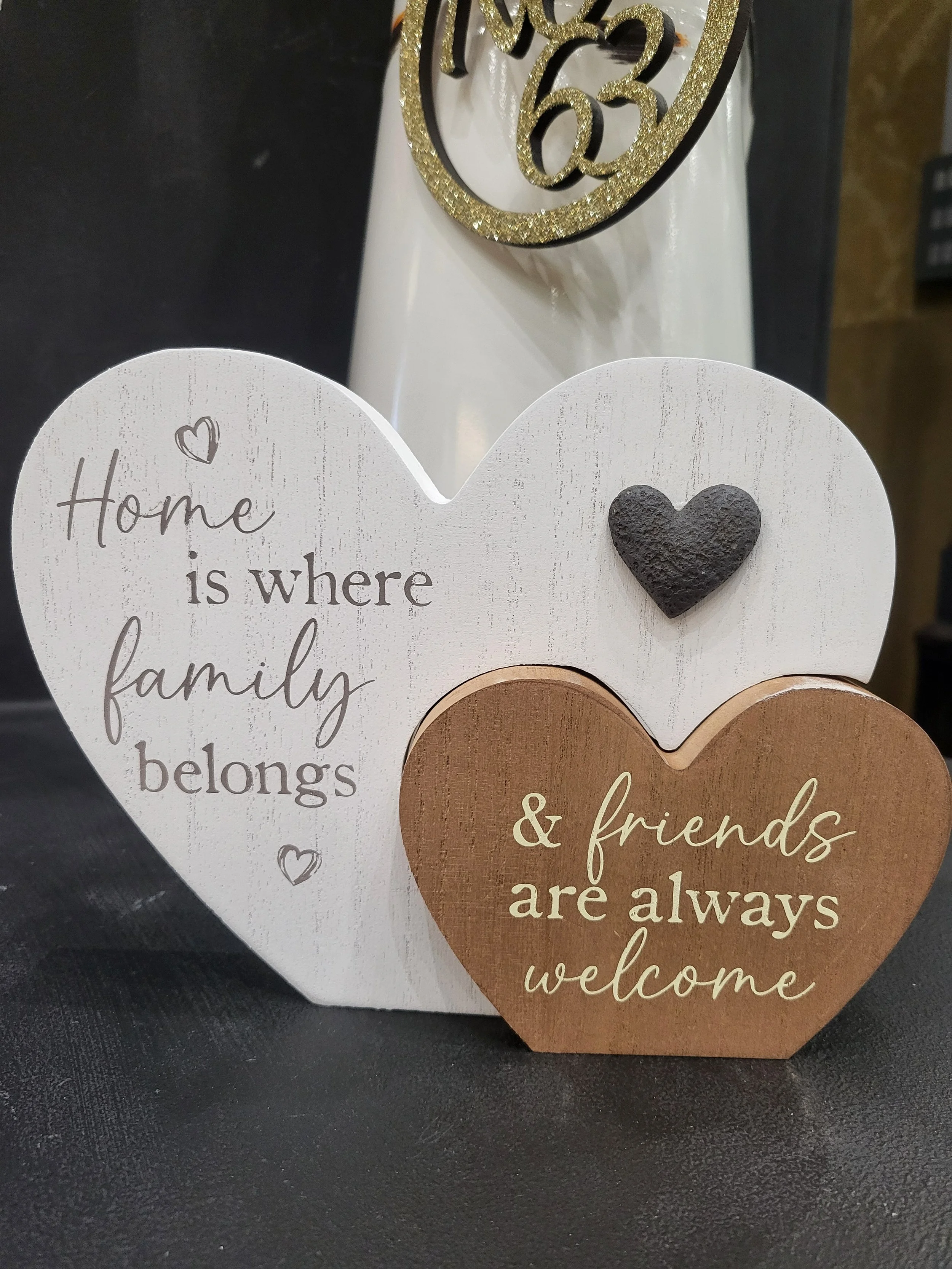 Home Heart Plaque