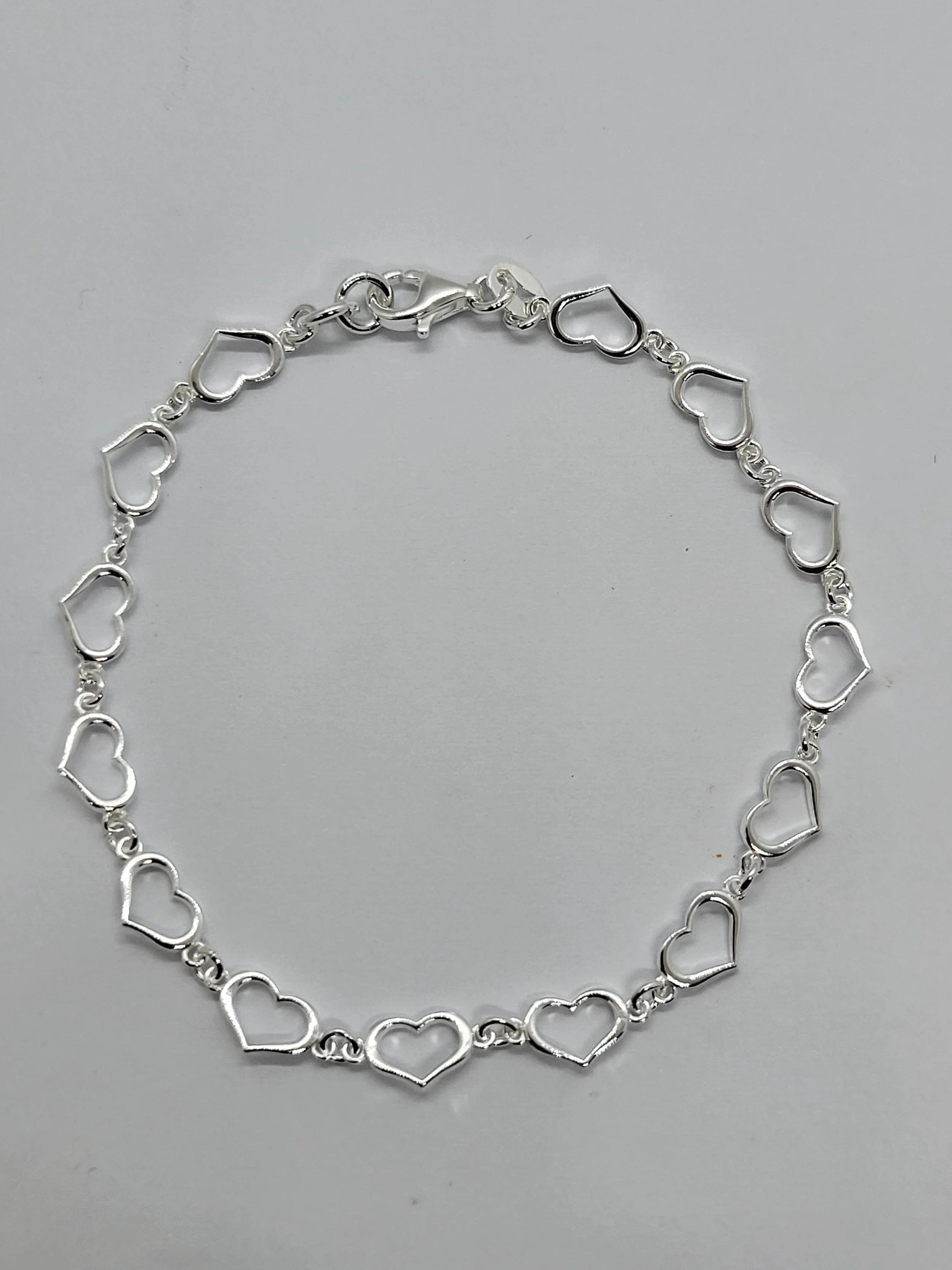 Silver Heart Bracelet