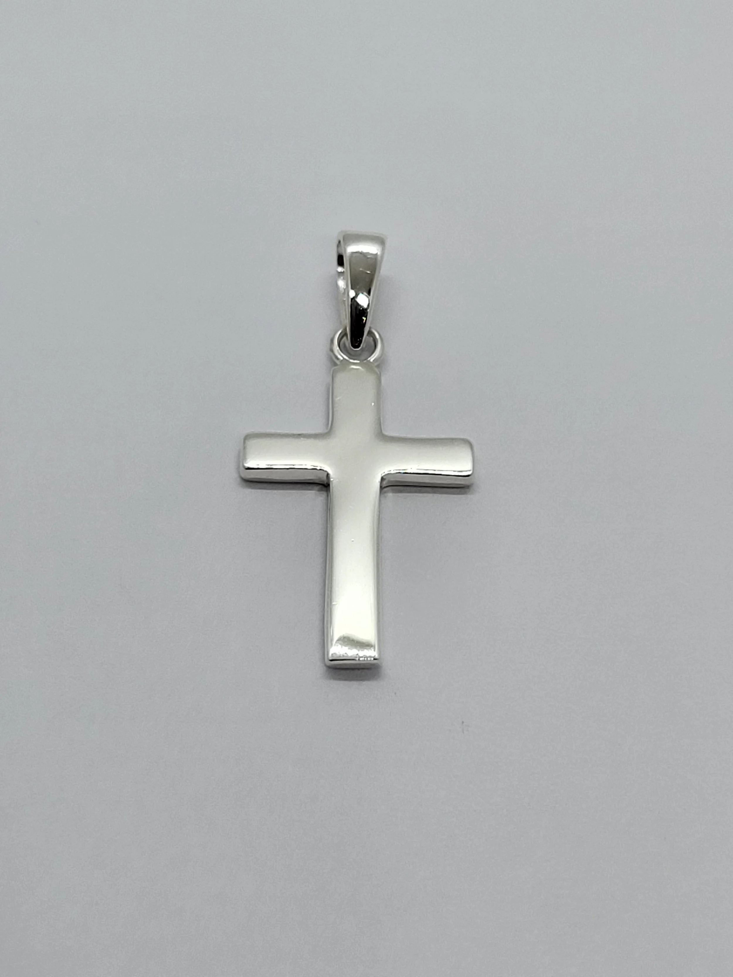 Silver Plain Cross
