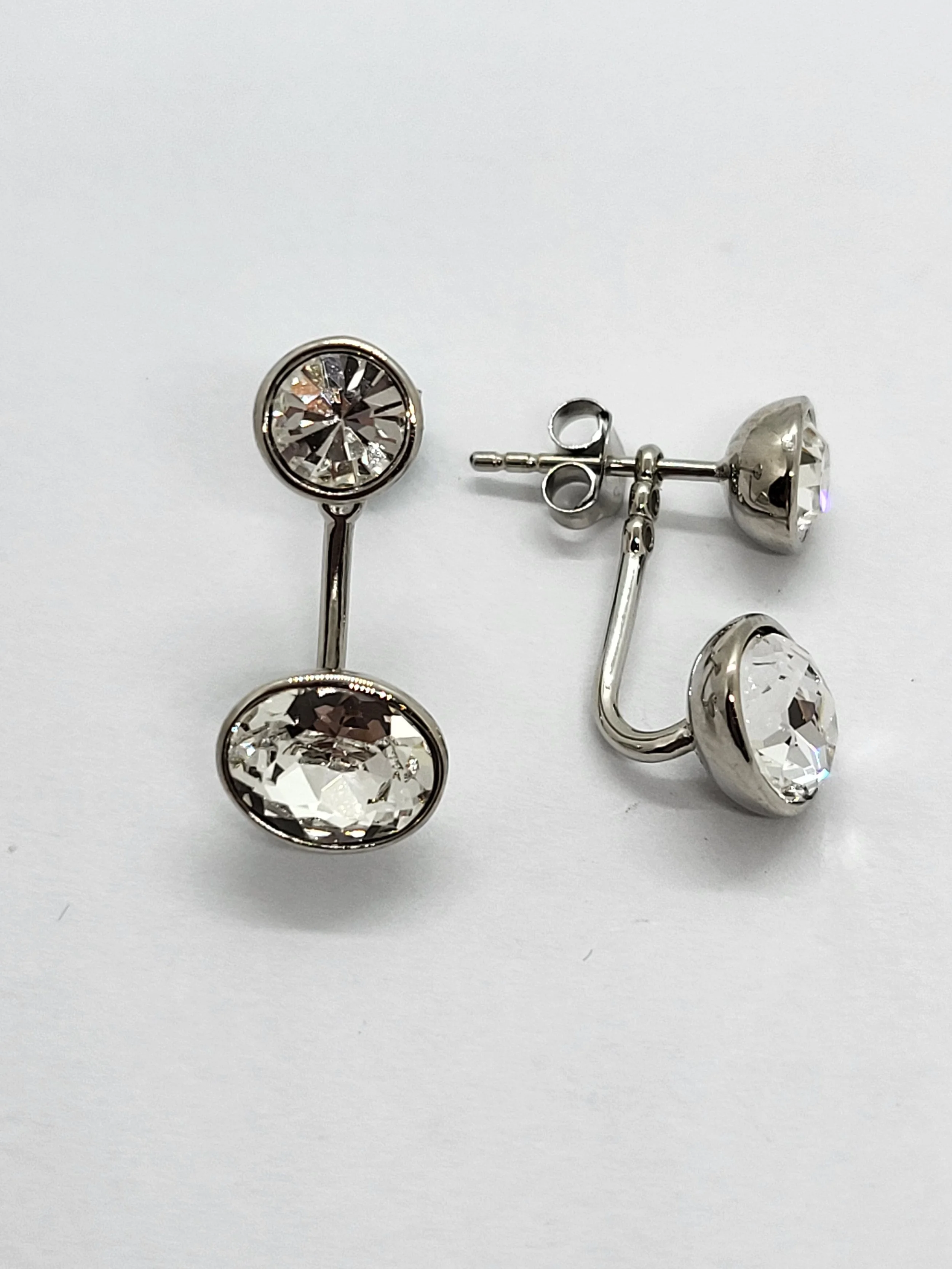 Silver Fiorelli Crystal Earrings