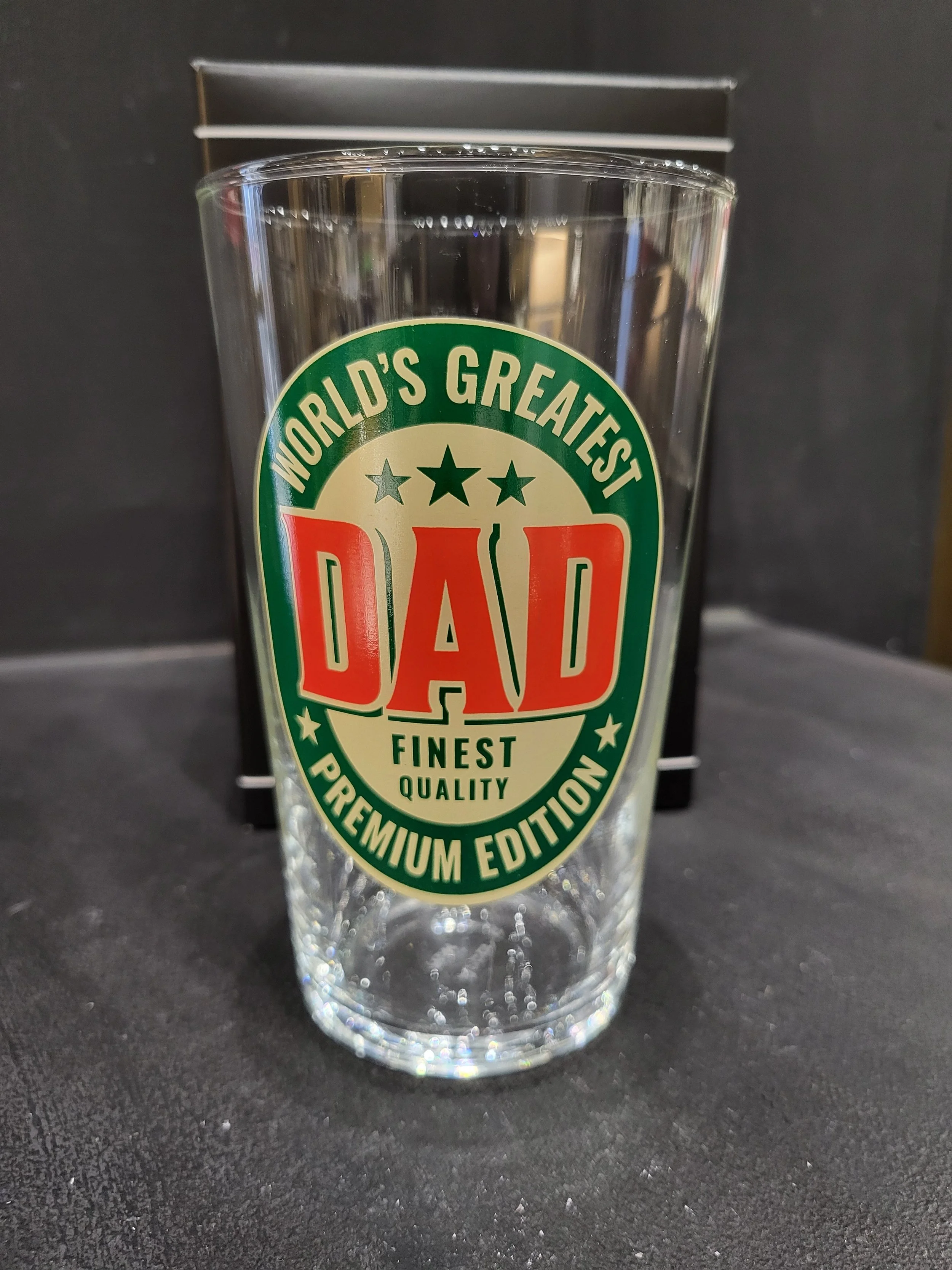 Worlds Greatest Dad Glass