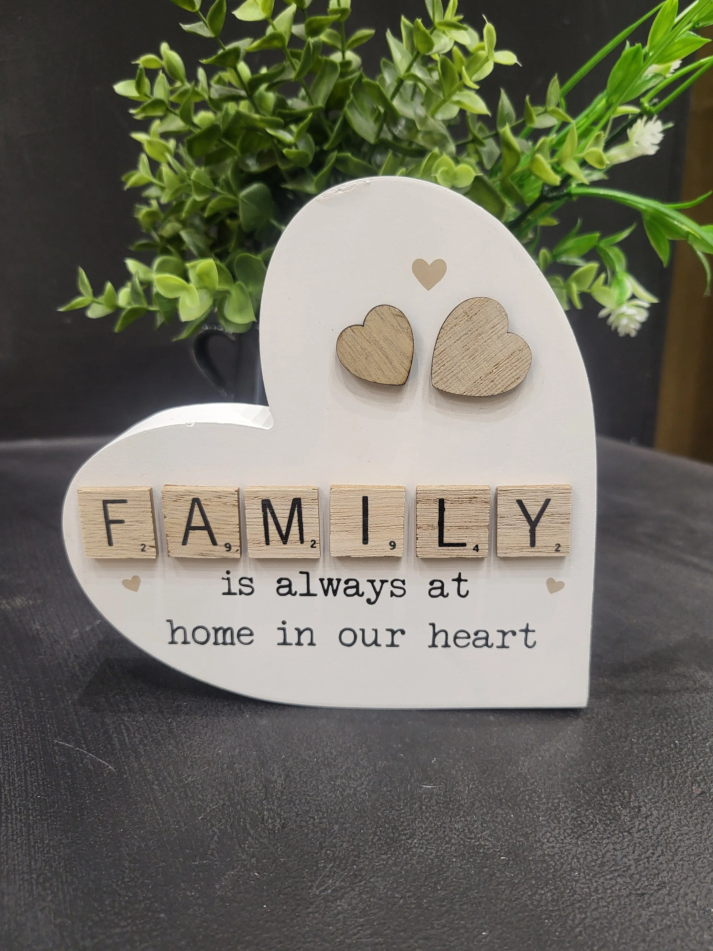 Family Heart Plaque
