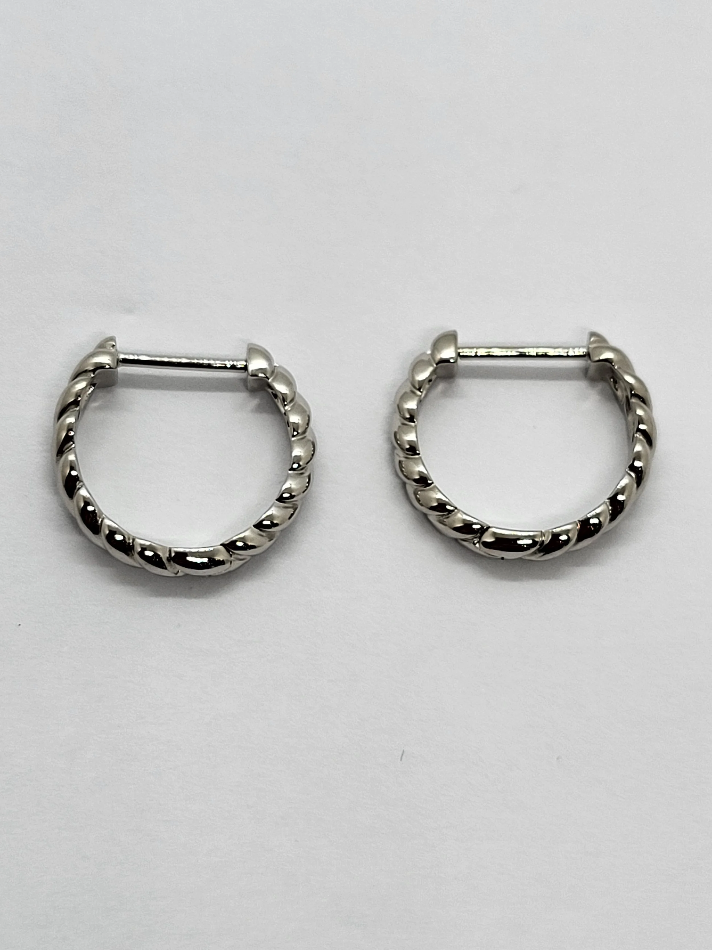 Fiorelli Silver Hinged Hoop Earrings