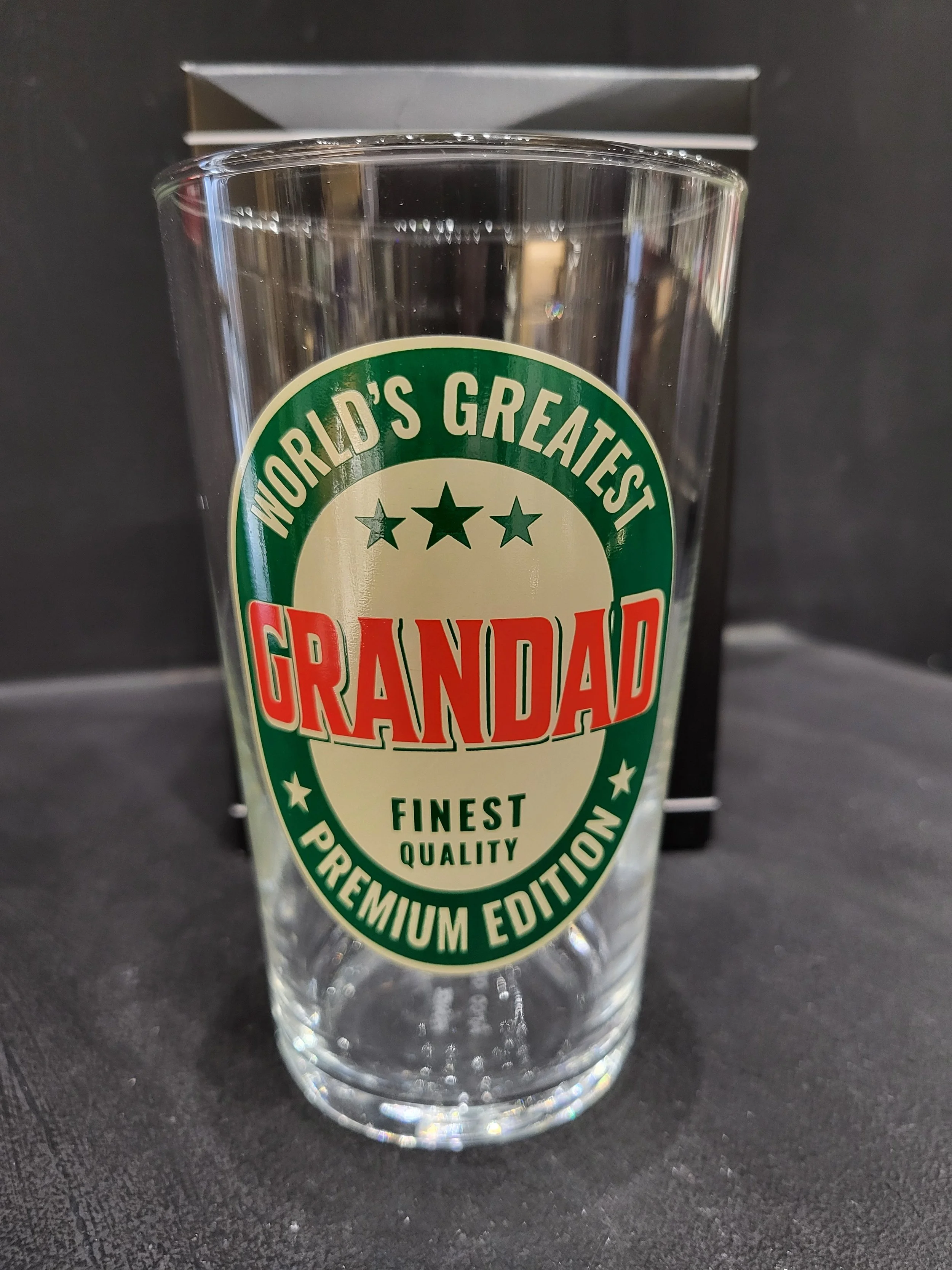 Worlds Greatest Grandad Glass