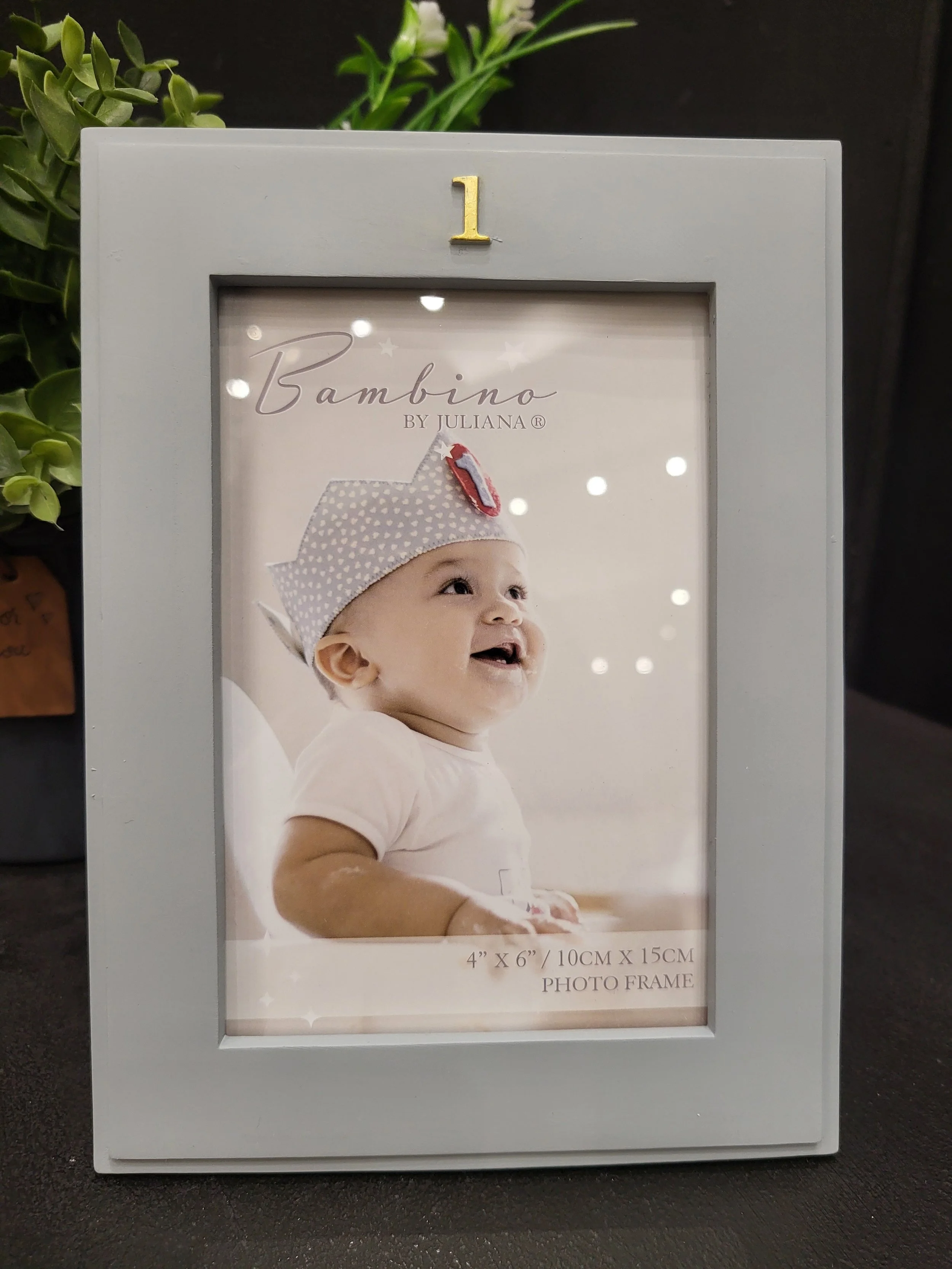 1st Birthday Blue Photo Frame