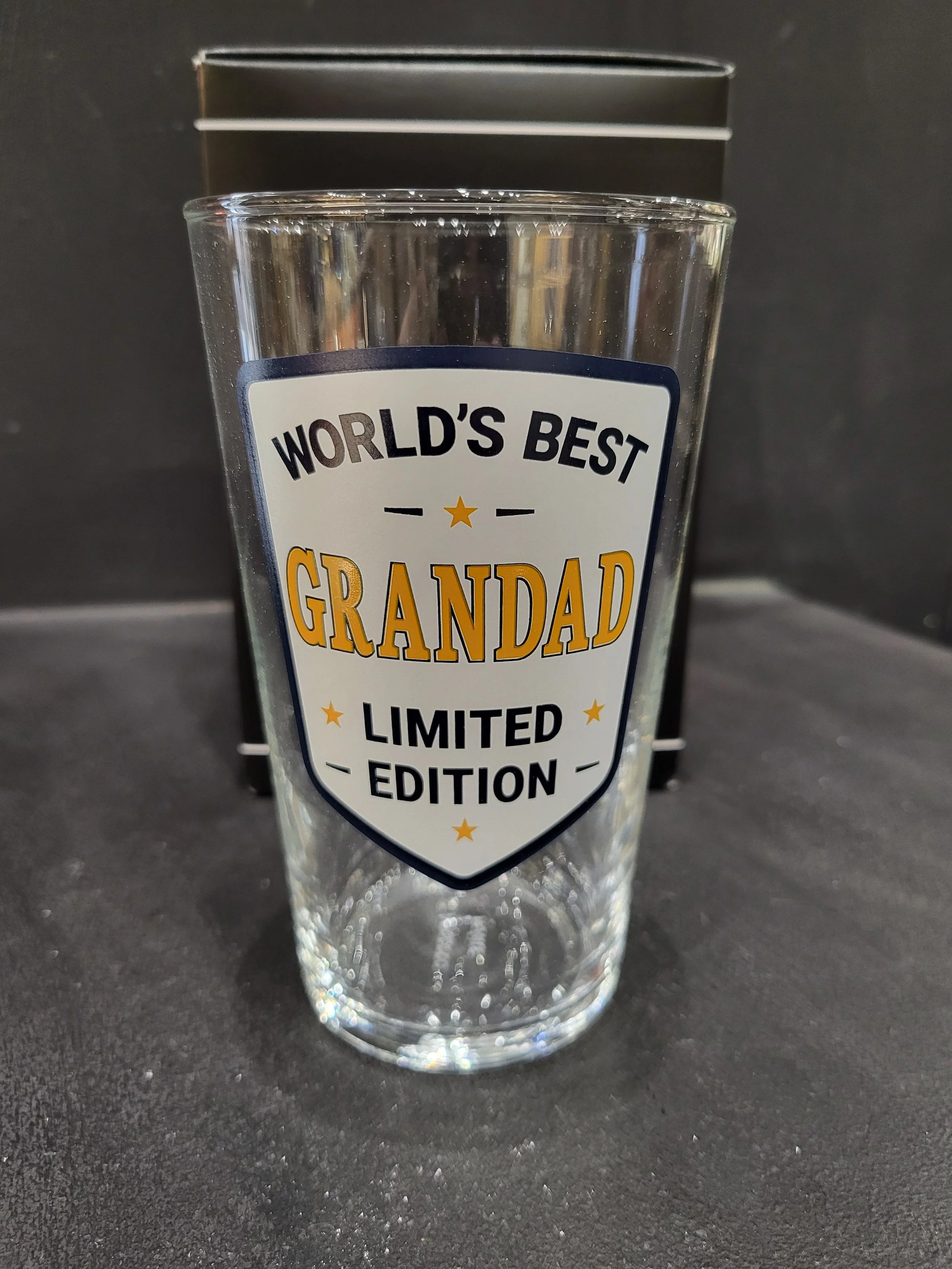 Worlds Best Grandad Glass