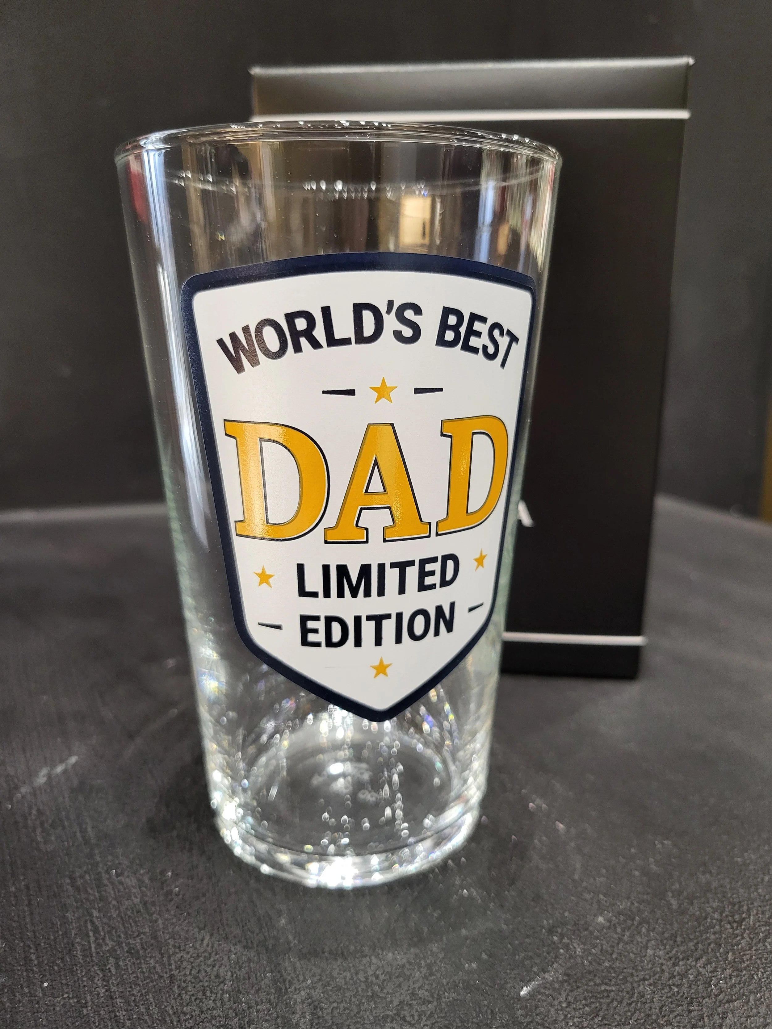 Worlds Best Dad Glass