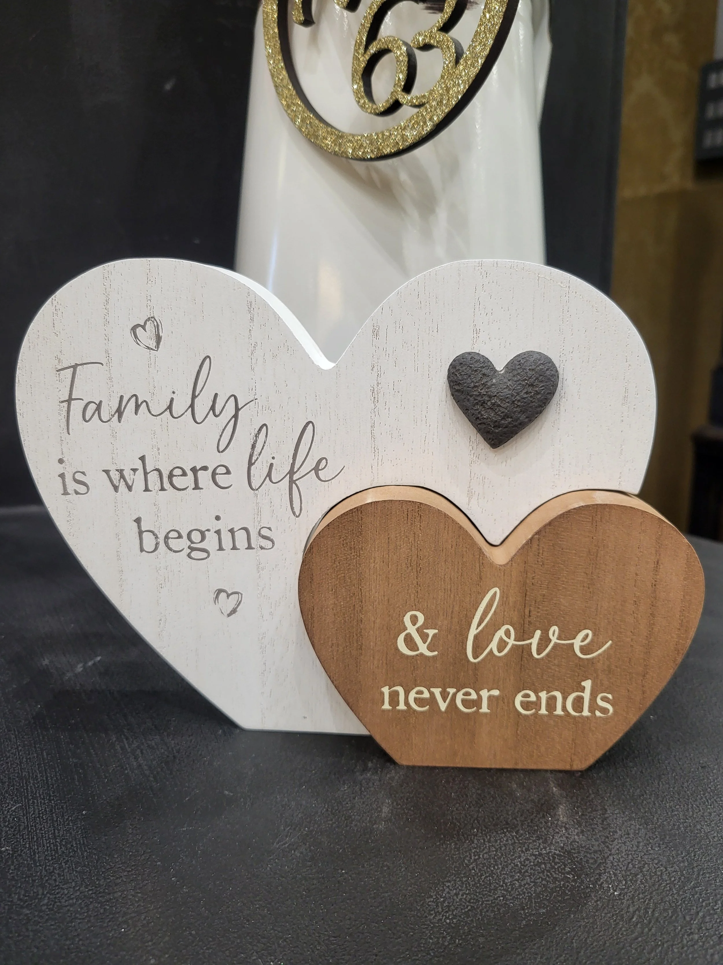 Family Heart Plaque