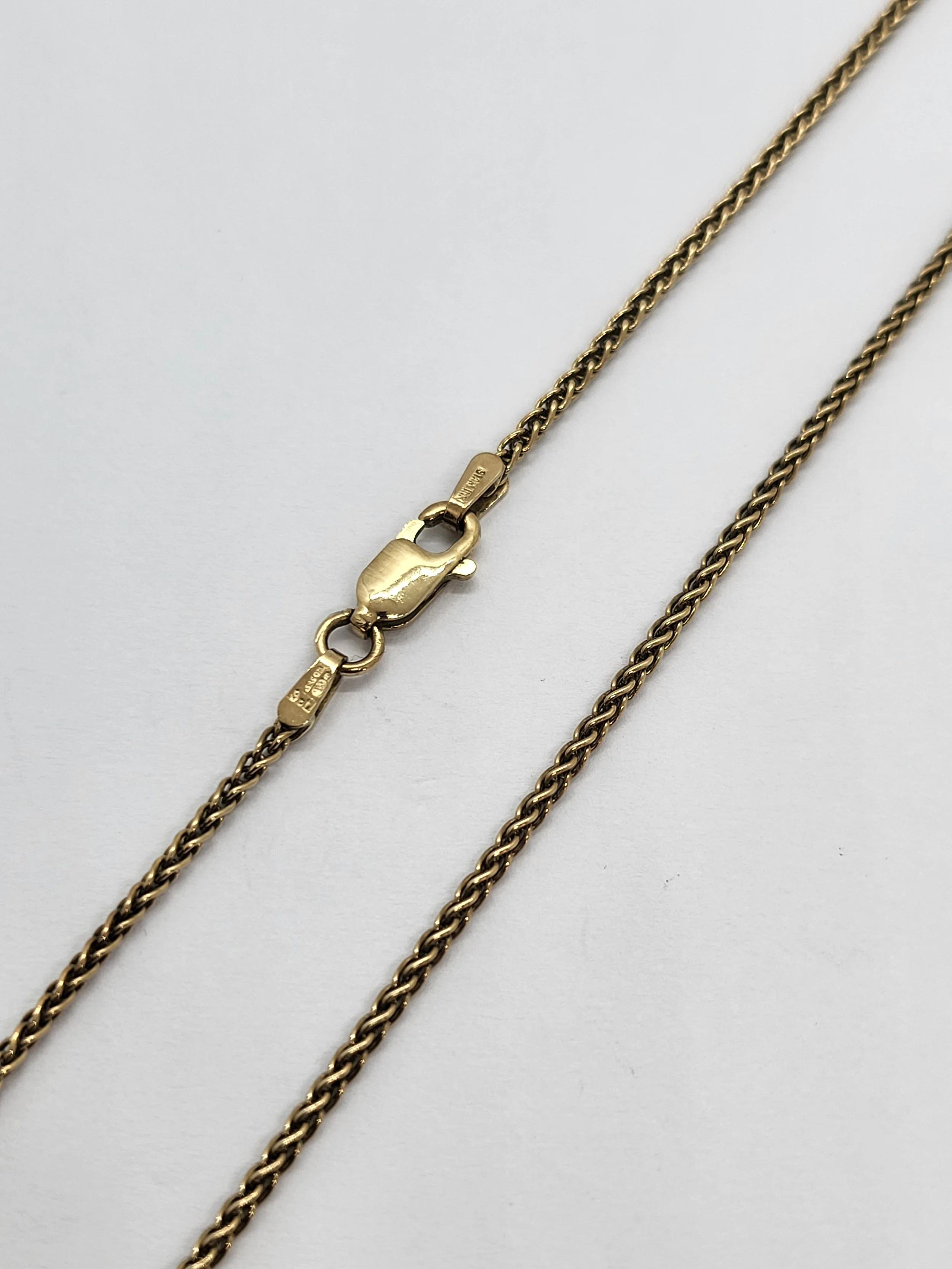 Gold Spiga Chain 18"