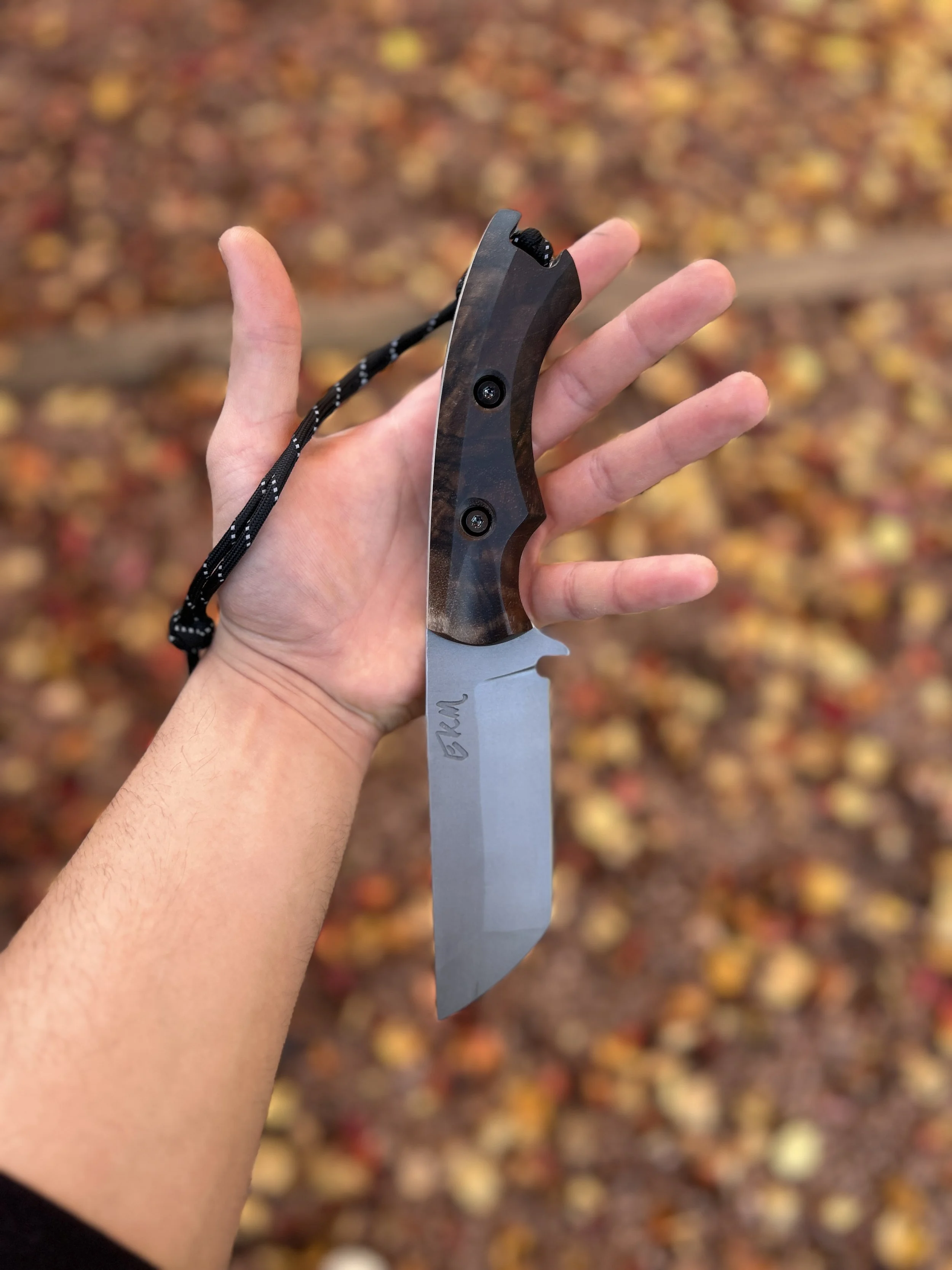 No. 4, November 2025- 52100 full tang with takedown construction handle scales of Turkish Walnut