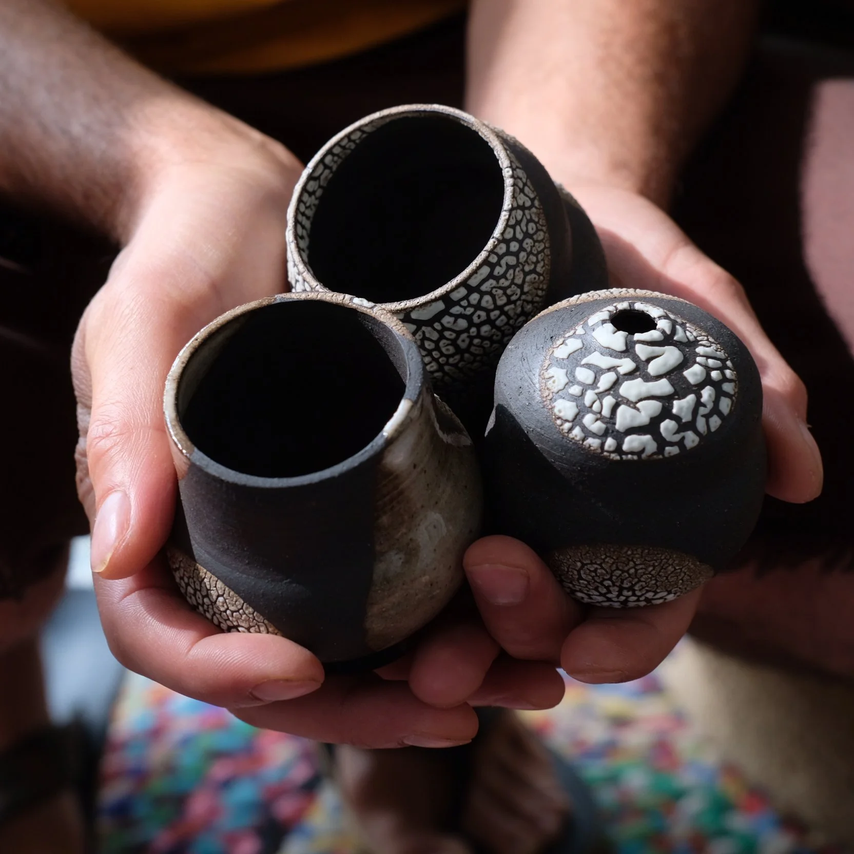 Jessamyn Go Long Island Ceramic Artist Femme Sole Signature Collection Vases