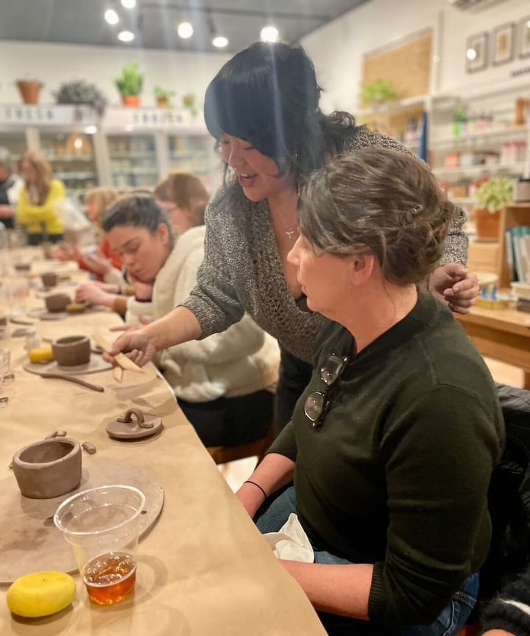 The calm meditative practice of ceramics is a great place to find comfort in your imagination. Teaching people the art of ceramics contributes to a sense of deep fulfillment for me.  Connecting with a community and educating them with my knowledge an