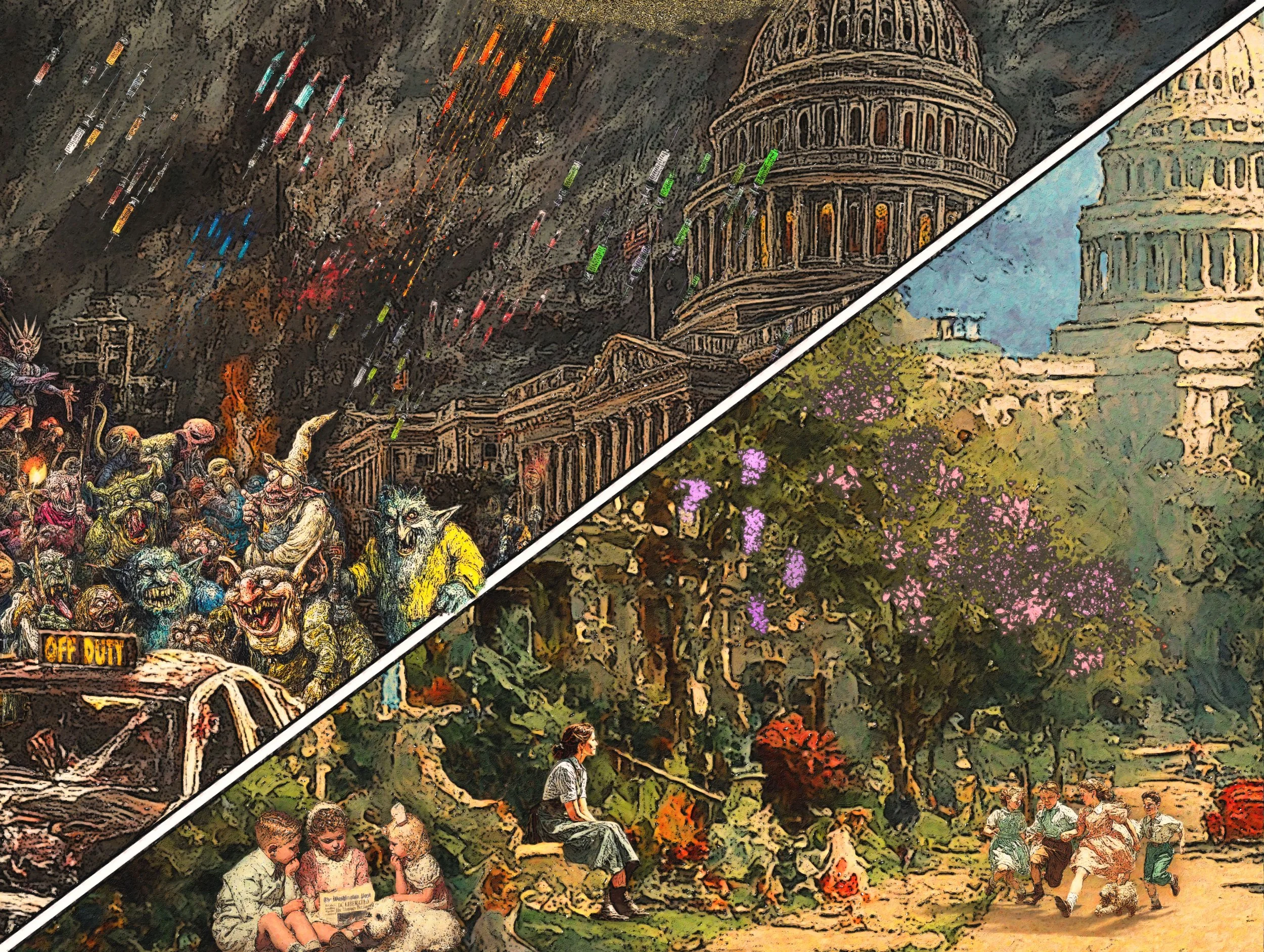 “I am announcing a historic action to rescue our nation’s capital from crime, bloodshed, bedlam, and squalor . . . and worse. This is Liberation Day in D.C. and we’re gonna take our capital back. We’re takin’ it back.
–Donald J. Trump, August 11, 20