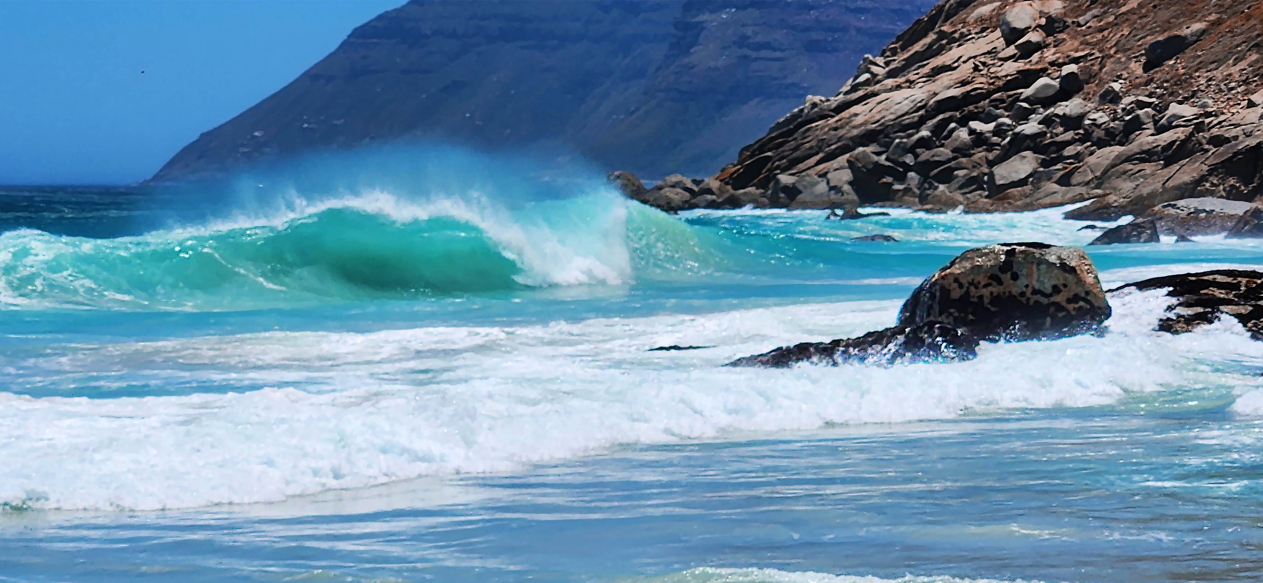 The surf at Hout Bay