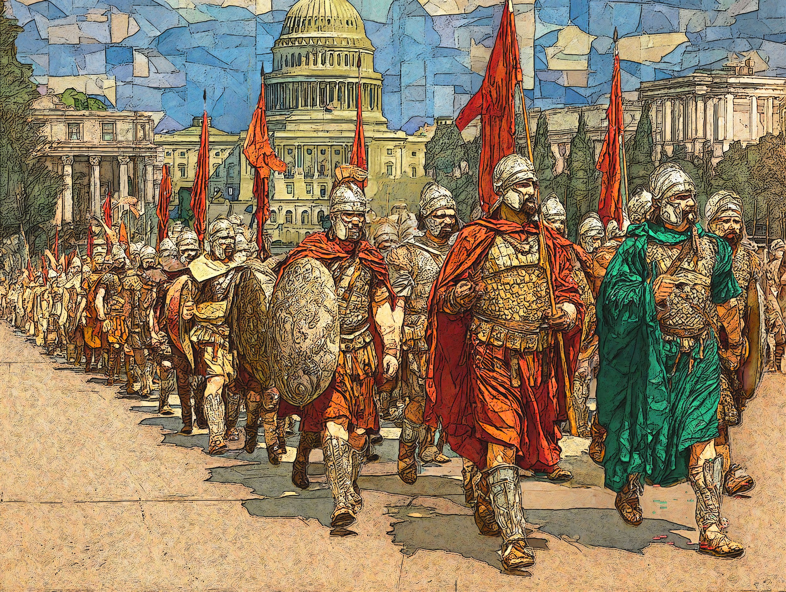 Iranian troops sent to Washington, D.C., in response to ICE repression