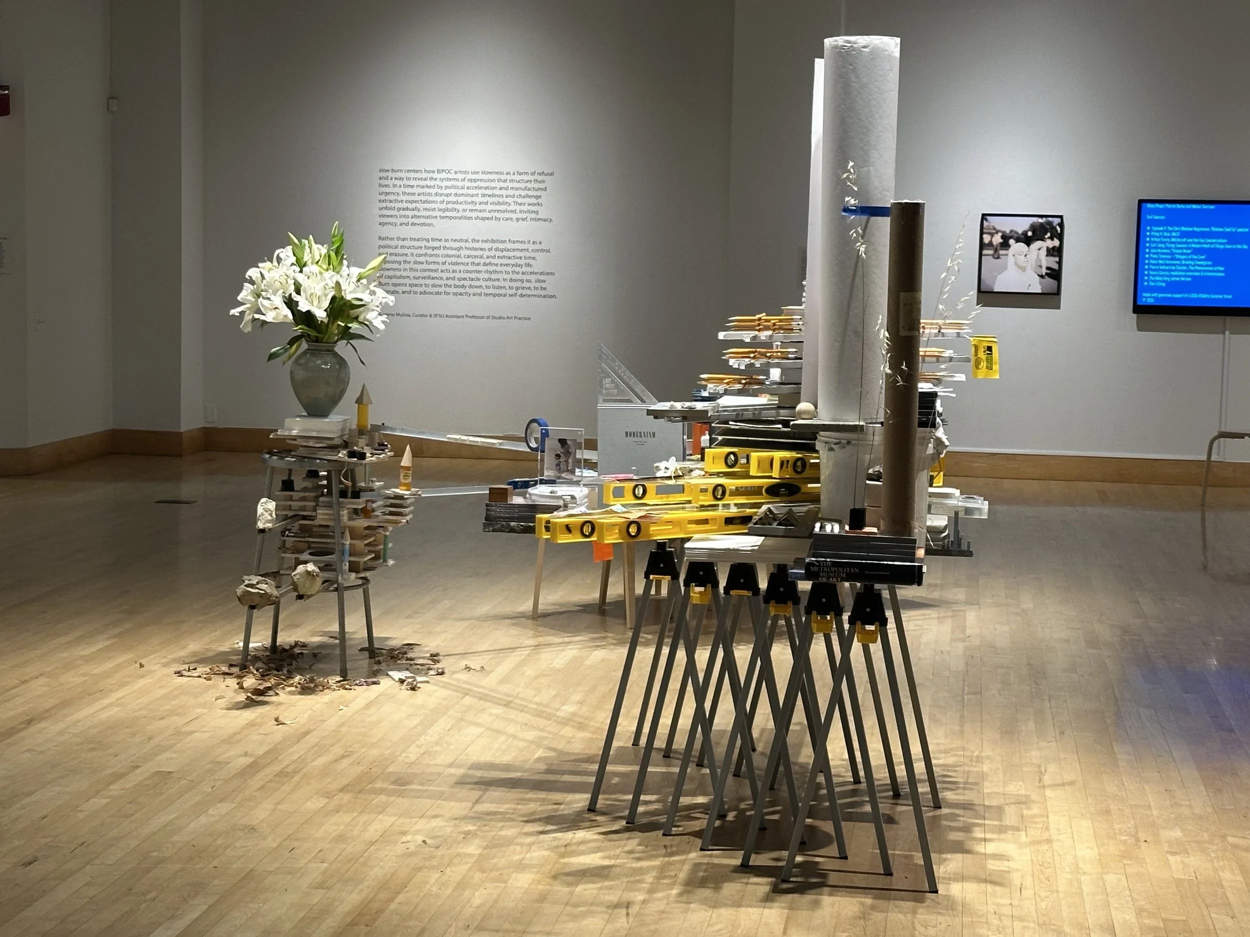 Between Baucis & Two Bays, 2026, Found objects, Dimensions variable