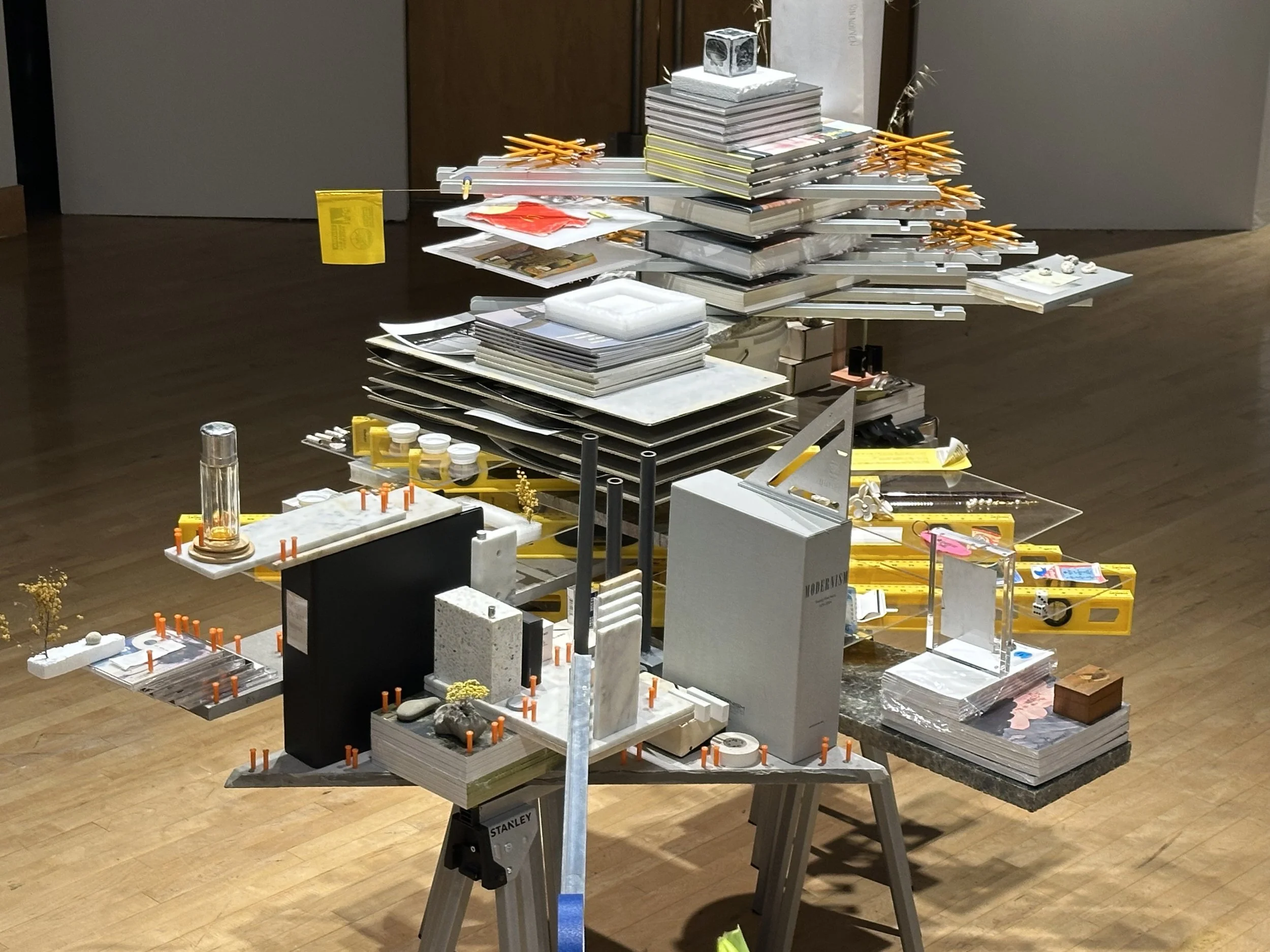 Between Baucis & Two Bays, 2026, Found objects, Dimensions variable