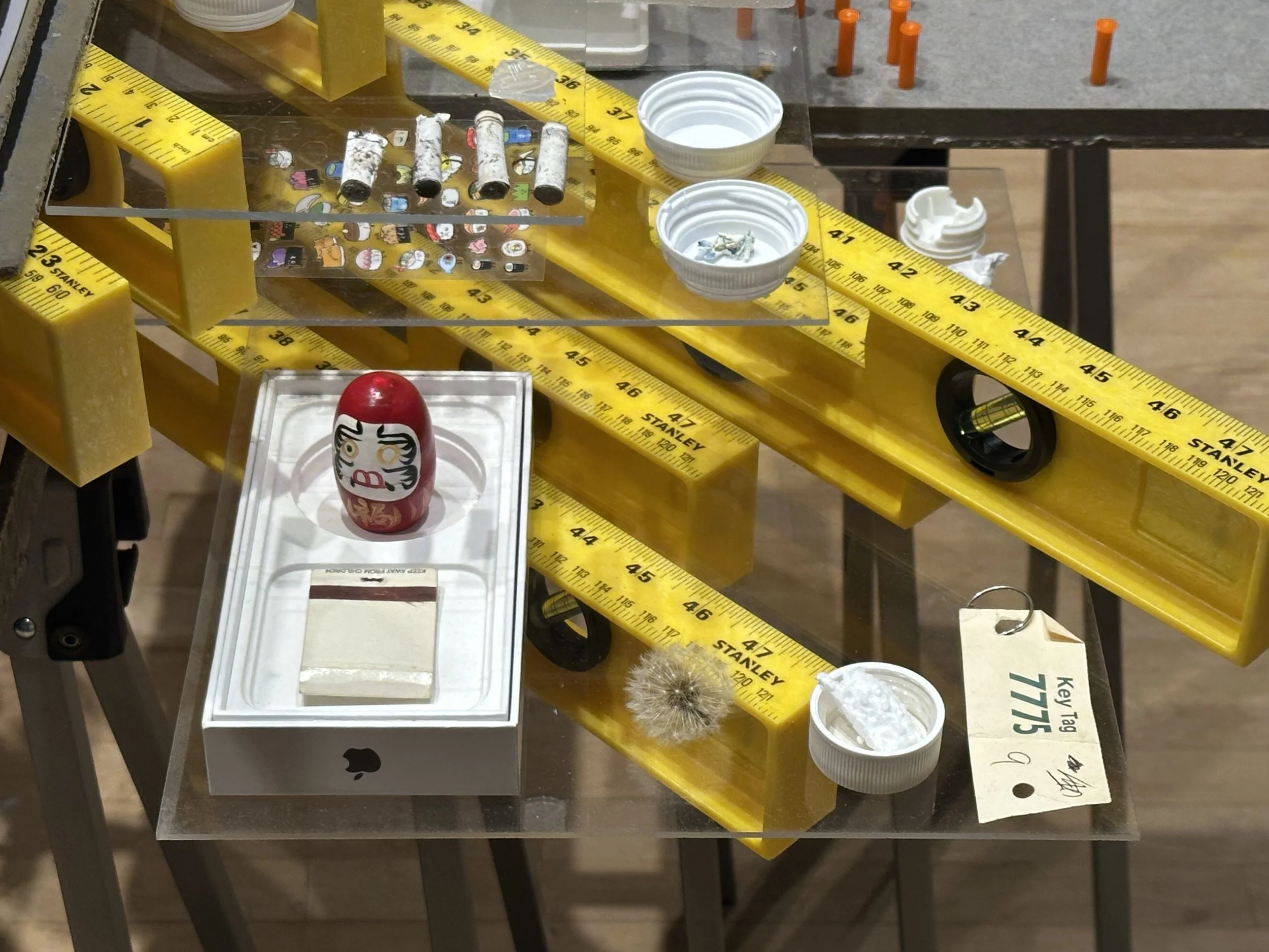 Between Baucis & Two Bays, 2026, Found objects, Dimensions variable