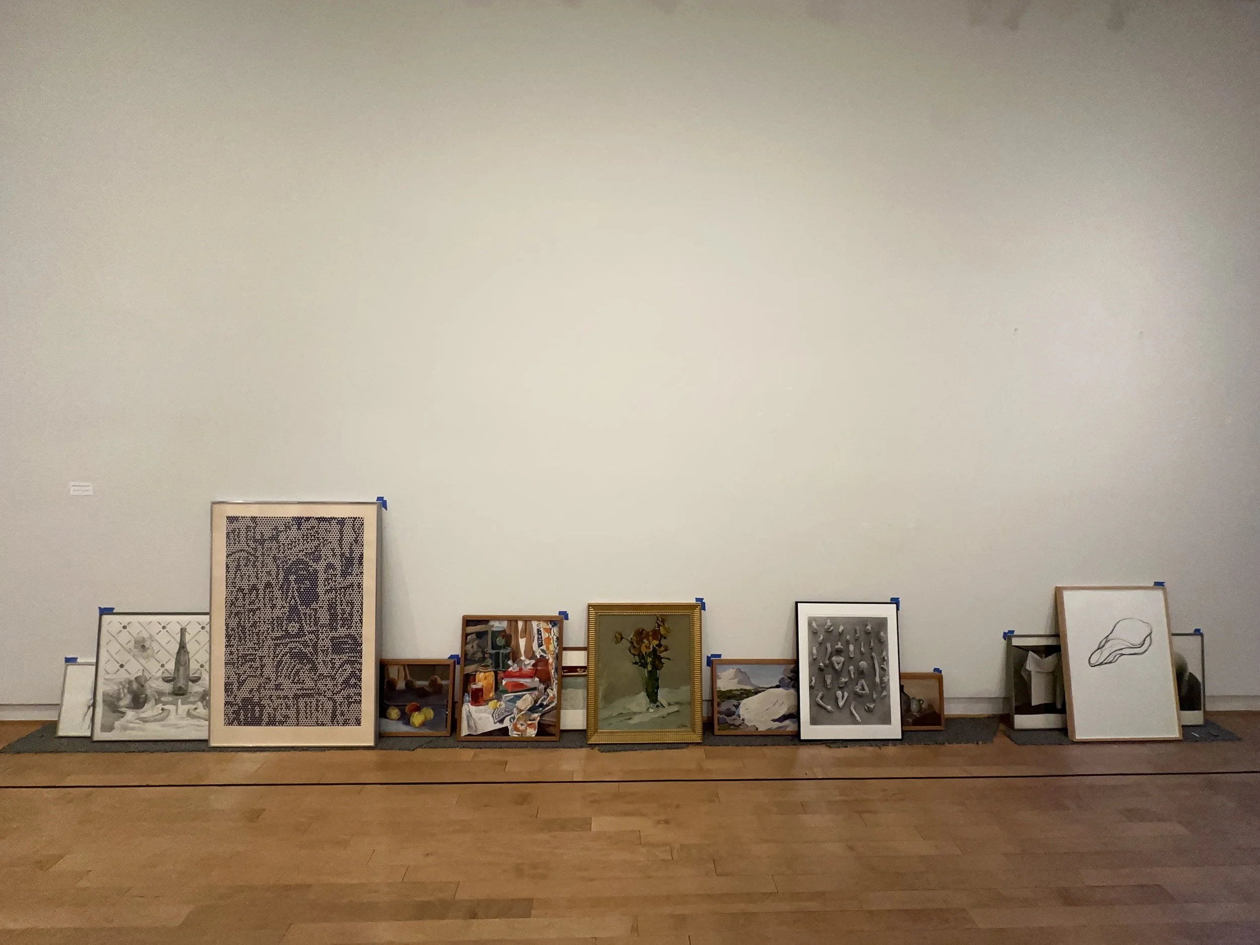 The Things We Did & Didn't Do, 2026, Archives from the Santa Cruz Museum of Art & History, found objects, 900 sq ft. 