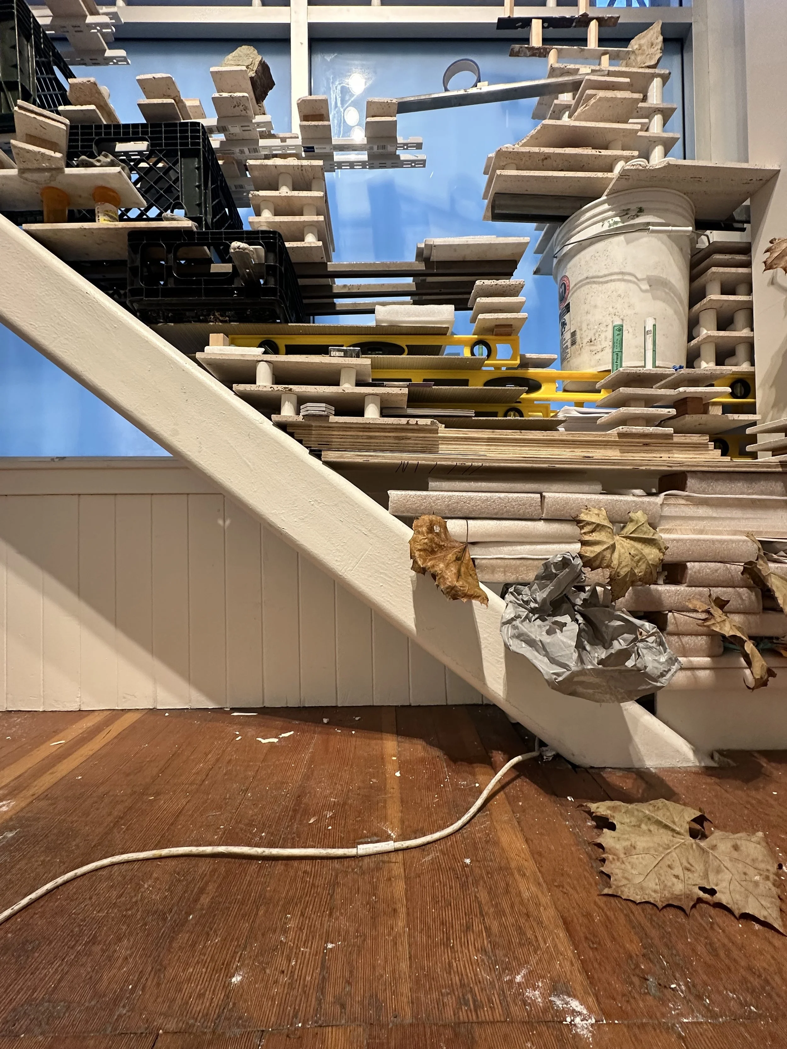 Hard Convergence, Soft Resurgence, 2025, Found objects, Dimensions variable