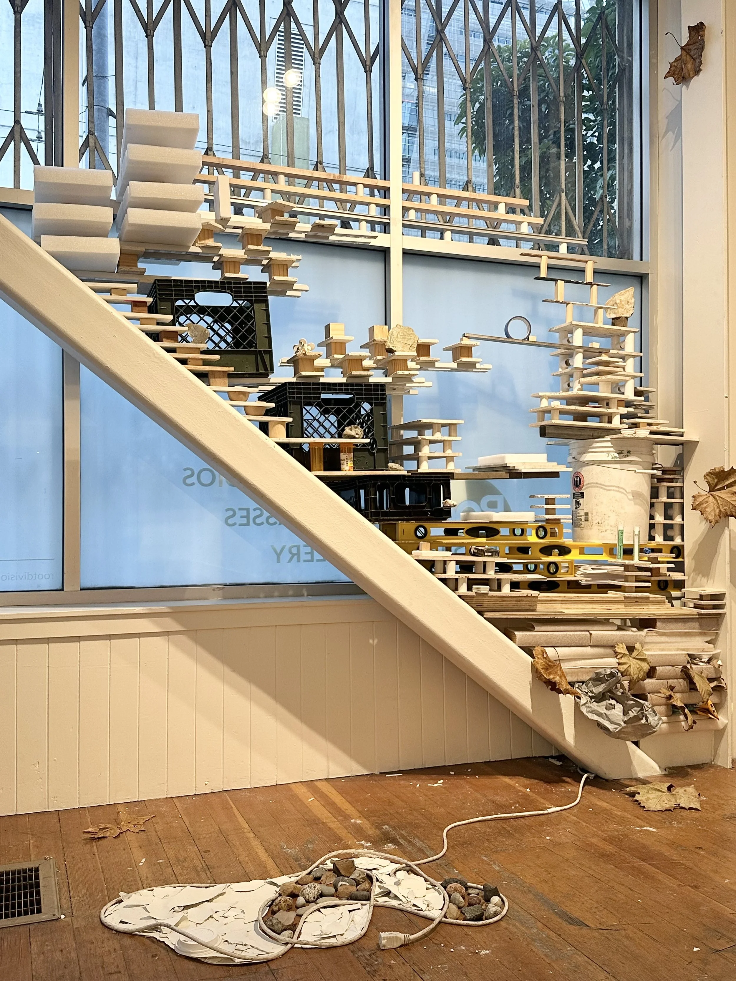 Hard Convergence, Soft Resurgence, 2025, Found objects, Dimensions variable