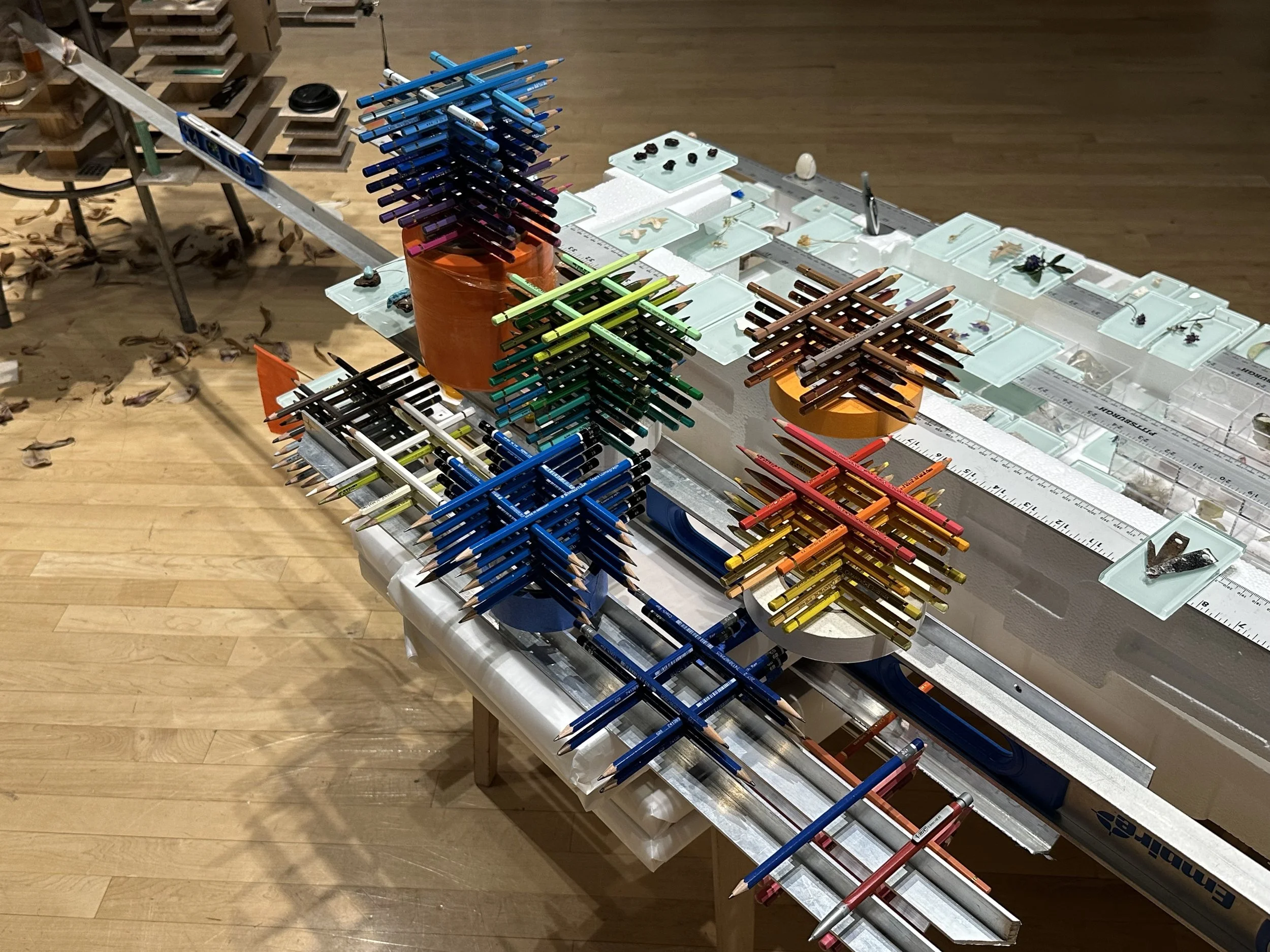 Between Baucis & Two Bays, 2026, Found objects, Dimensions variable