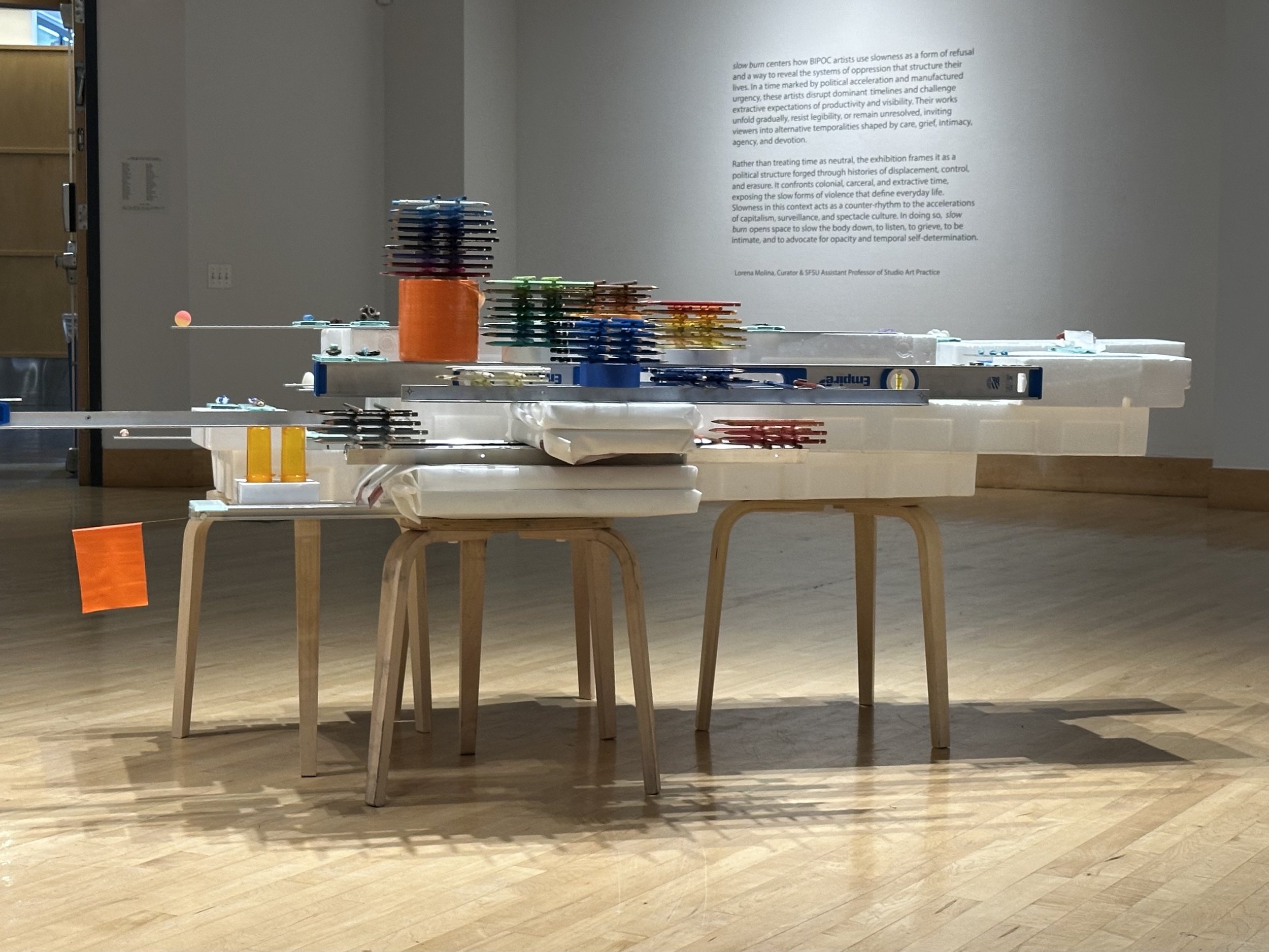 Between Baucis & Two Bays, 2026, Found objects, Dimensions variable