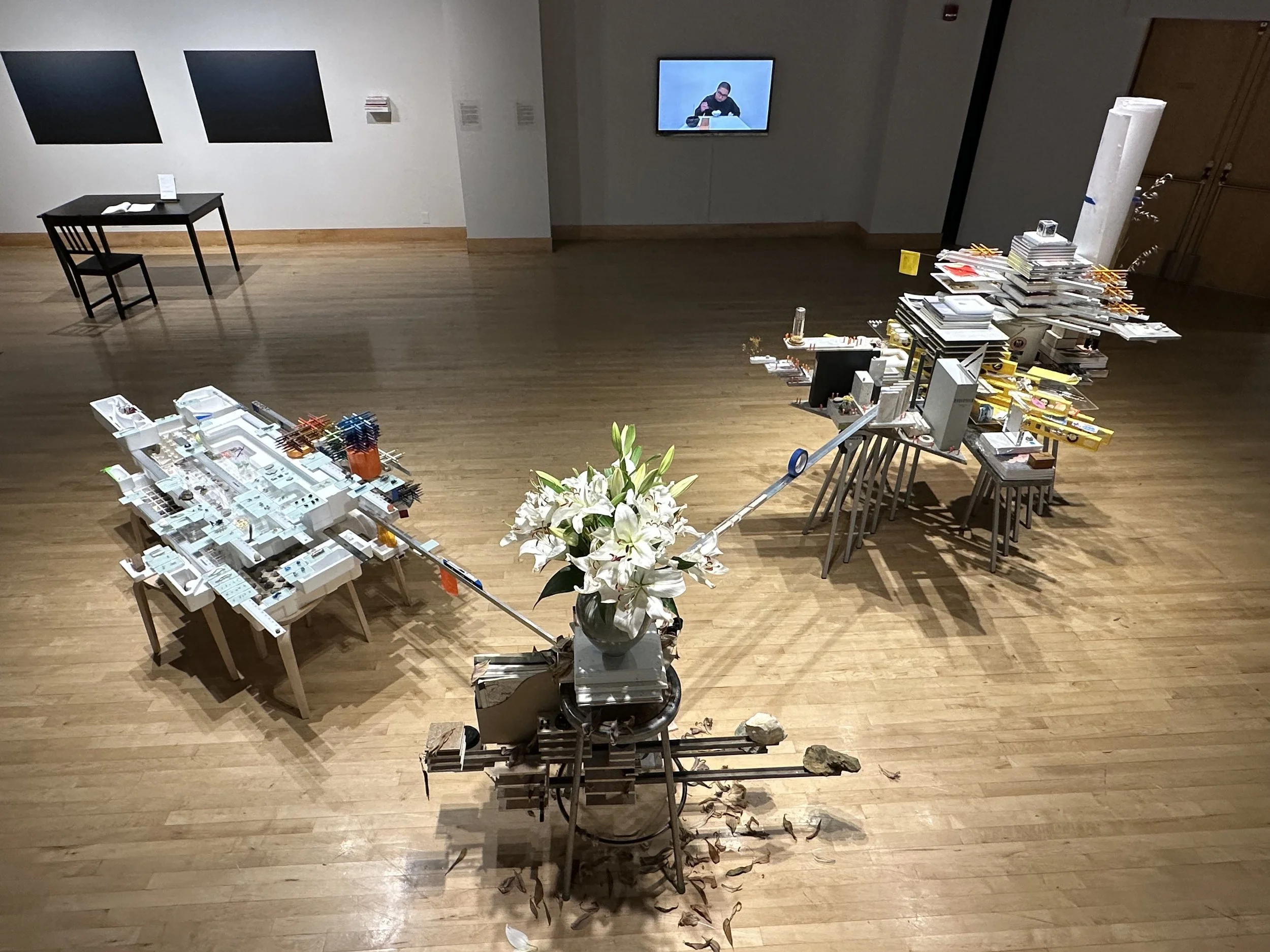Between Baucis & Two Bays, 2026, Found objects, Dimensions variable
