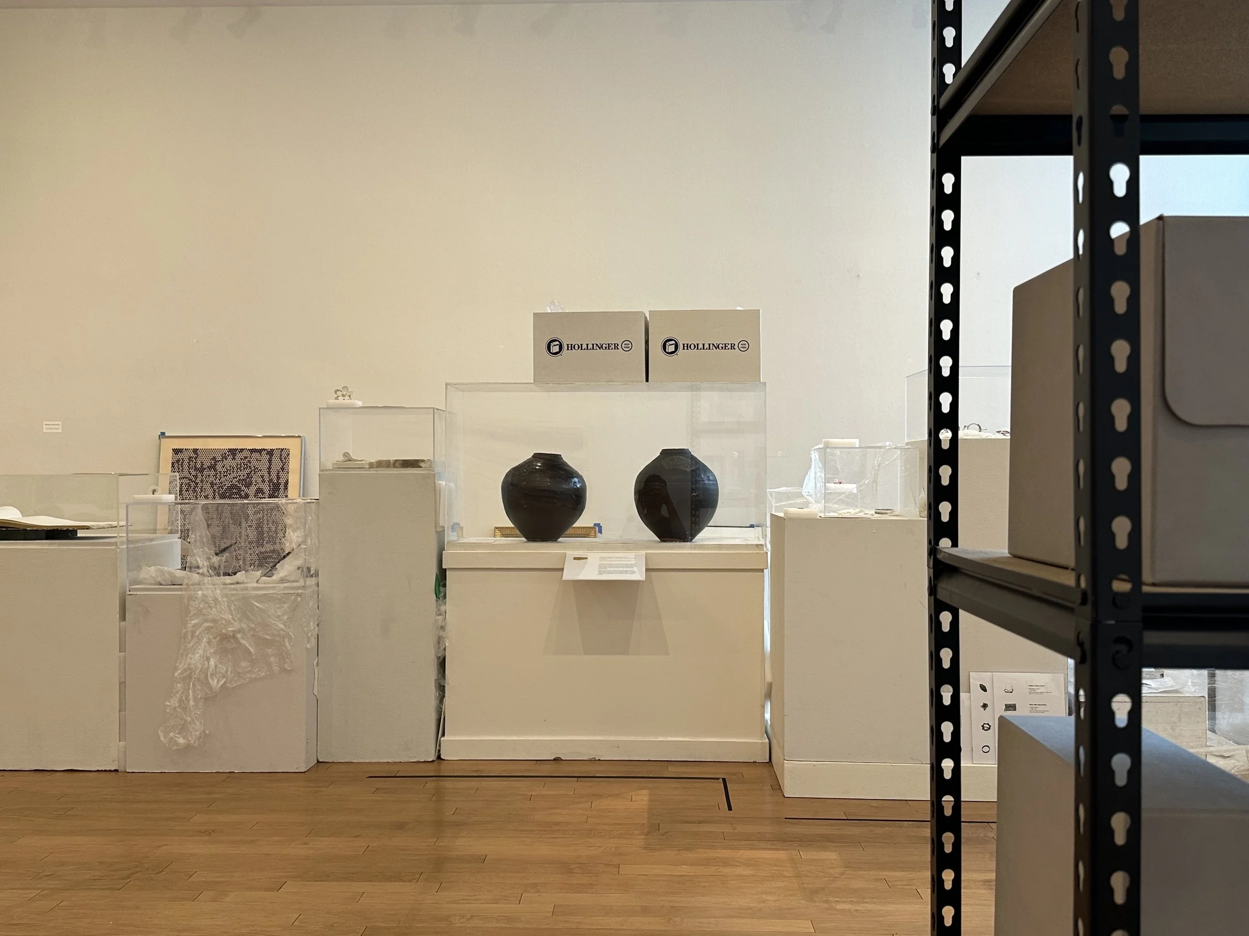 The Things We Did & Didn't Do, 2026, Archives from the Santa Cruz Museum of Art & History, found objects, 900 sq ft. 
